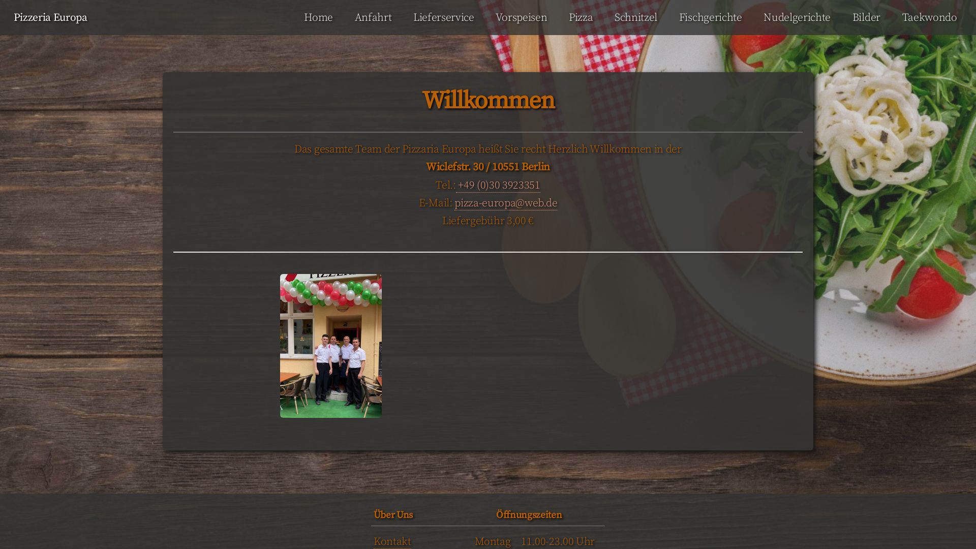 Pizza Europa Berlin - Lieferservice und Restaurant