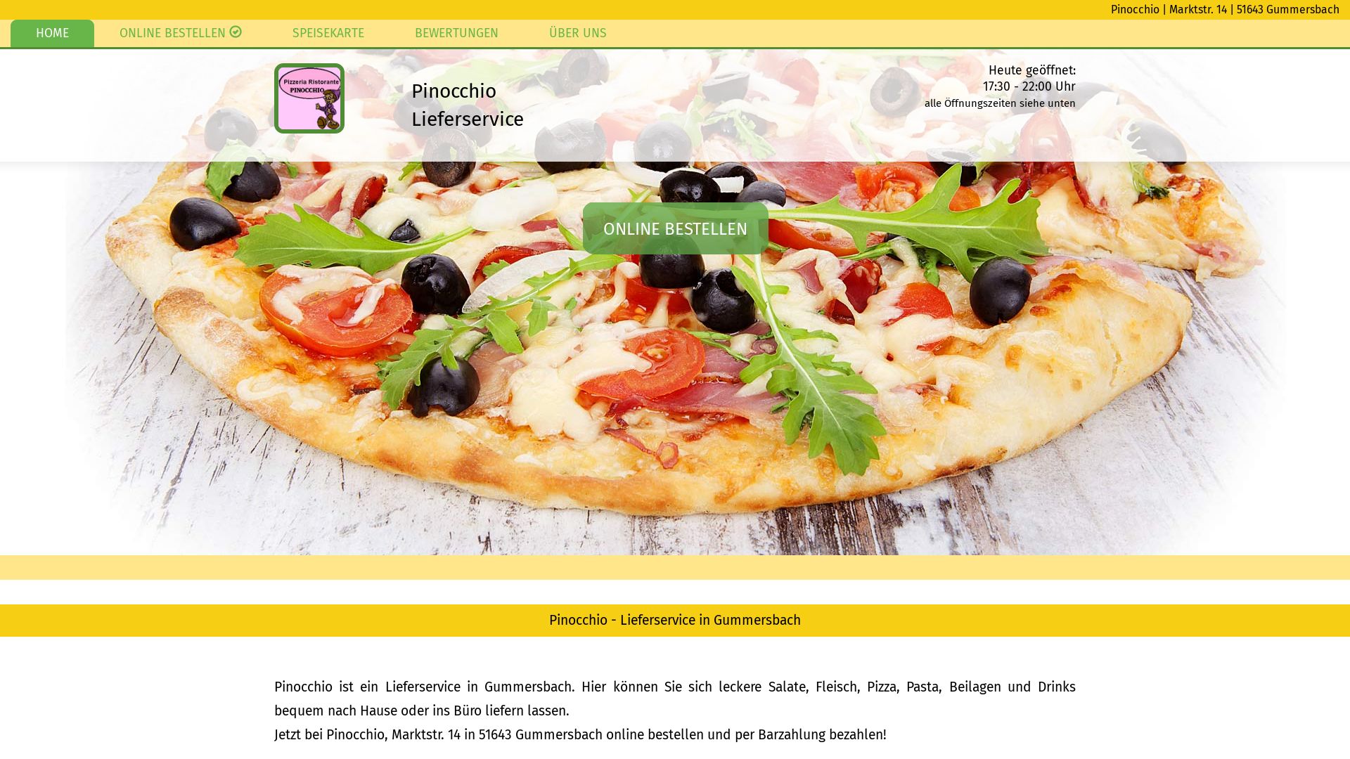 Pinocchio Lieferservice