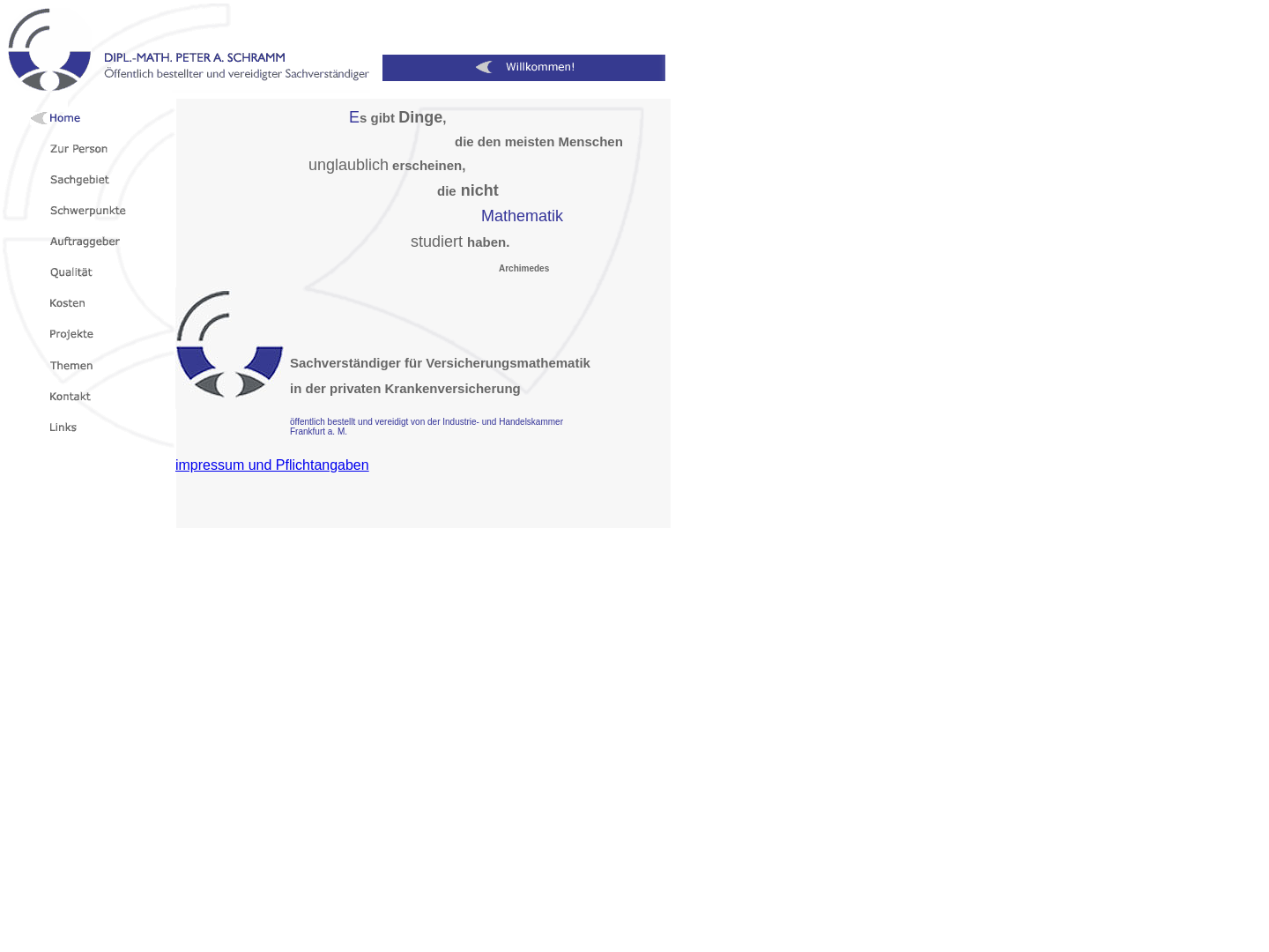 PKV-Gutachter Dipl.-Mathematiker Schramm