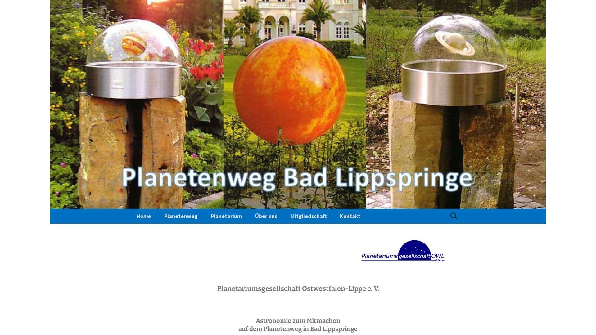 Planetariumsgesellschaft Ostwestfalen-Lippe e.V.