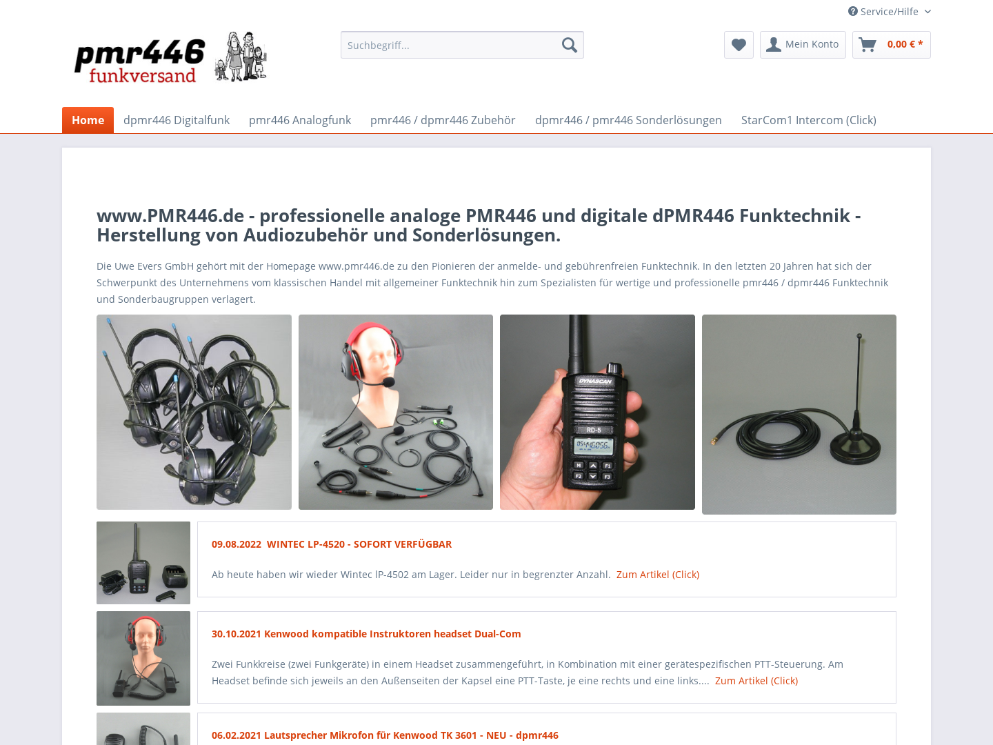 PMR446 Funktechnik Spezialversand