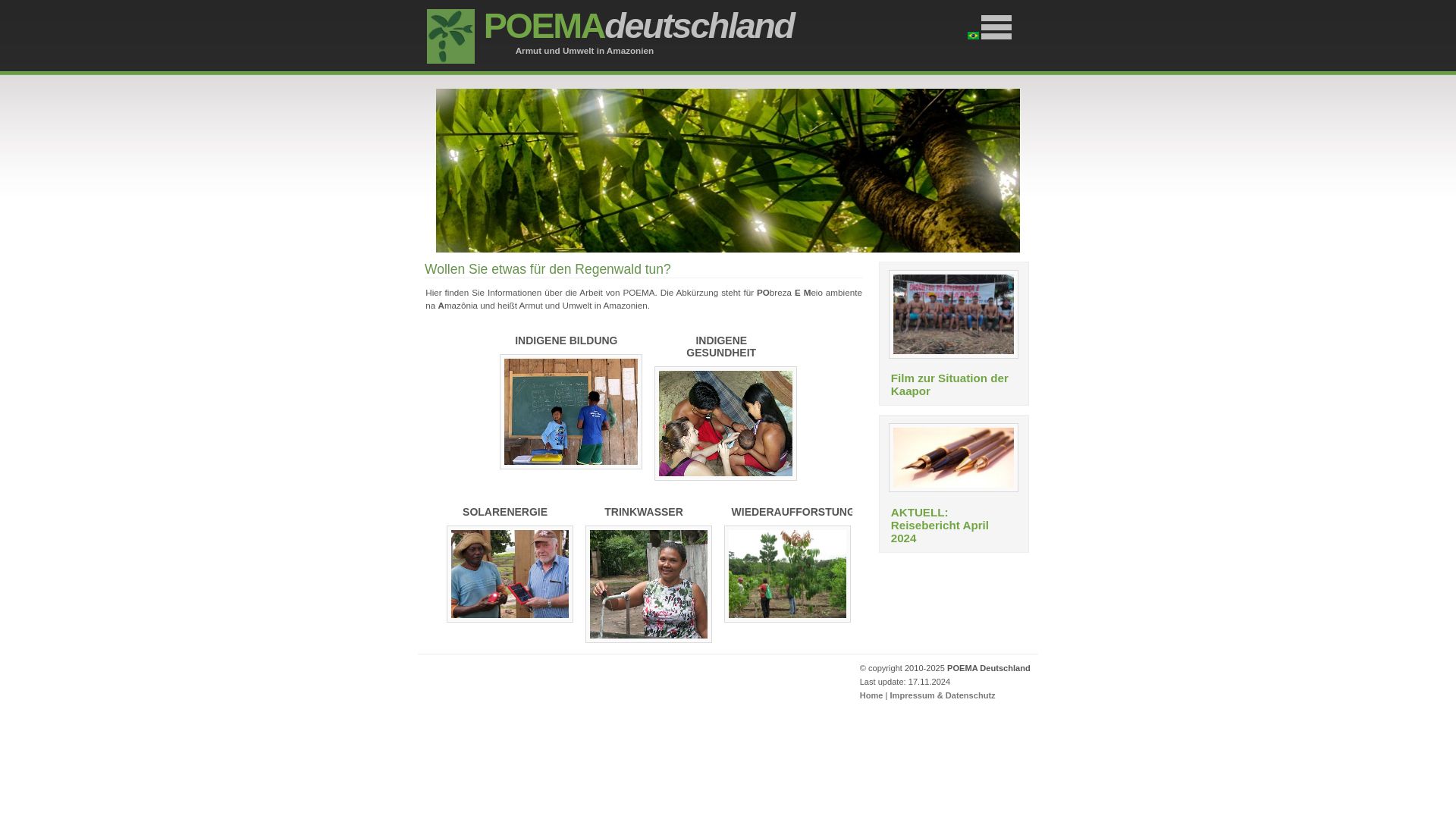 Poema - Armut und Umwelt in Amazonien e.V.