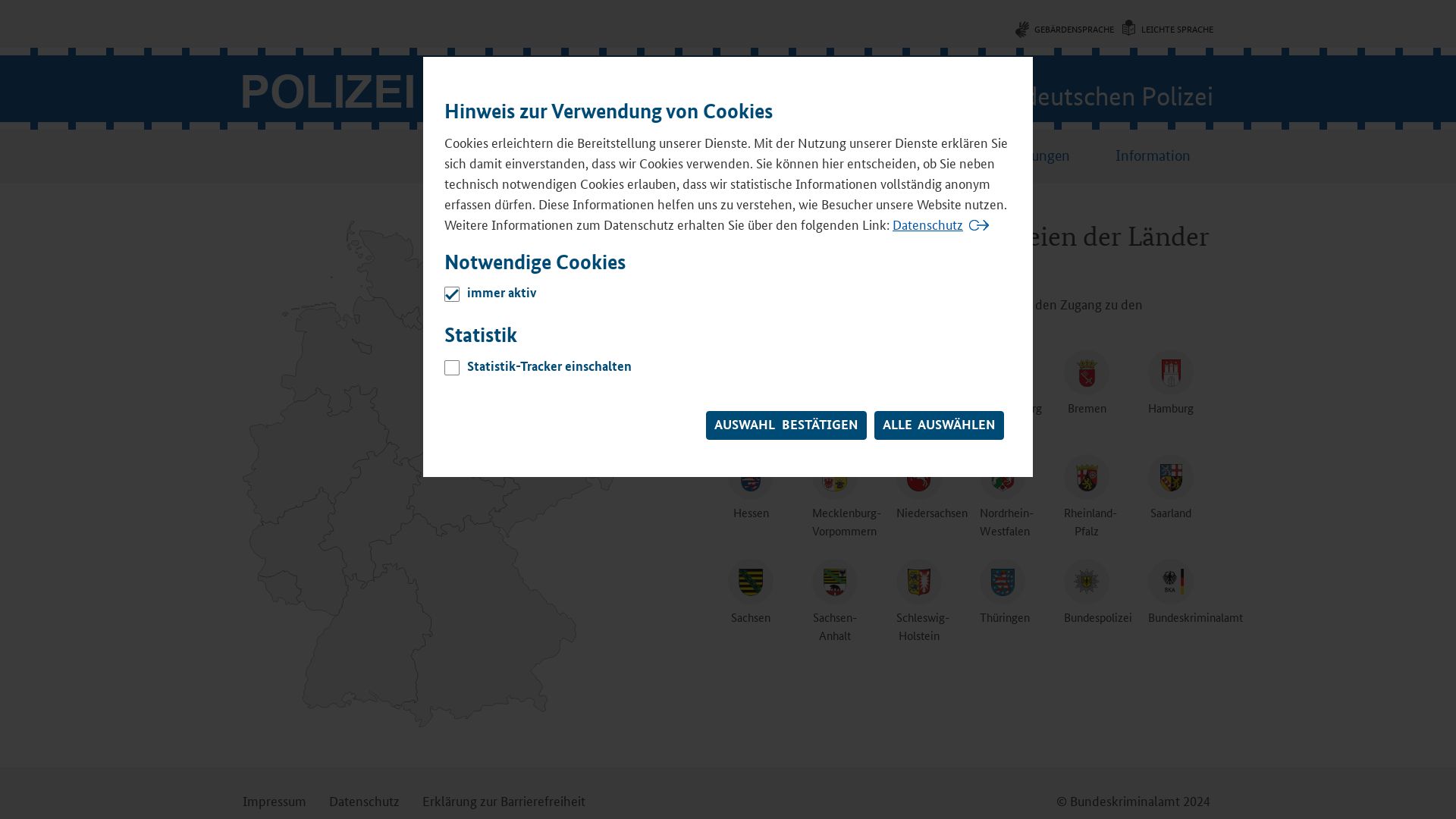 Offizielle Seite der deutschen Polizei