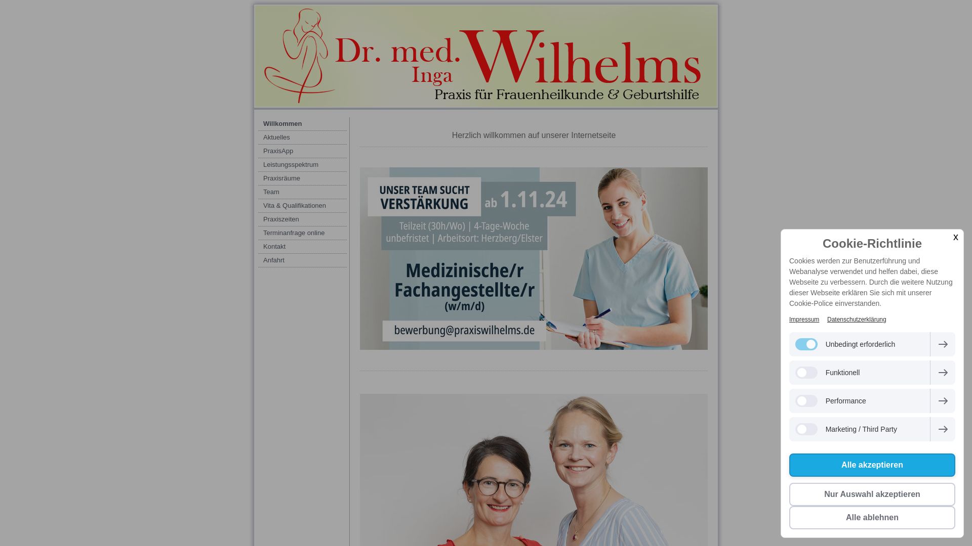 Dr. med. Inga Wilhelms - Praxis für Gynäkologie und Geburtshilfe