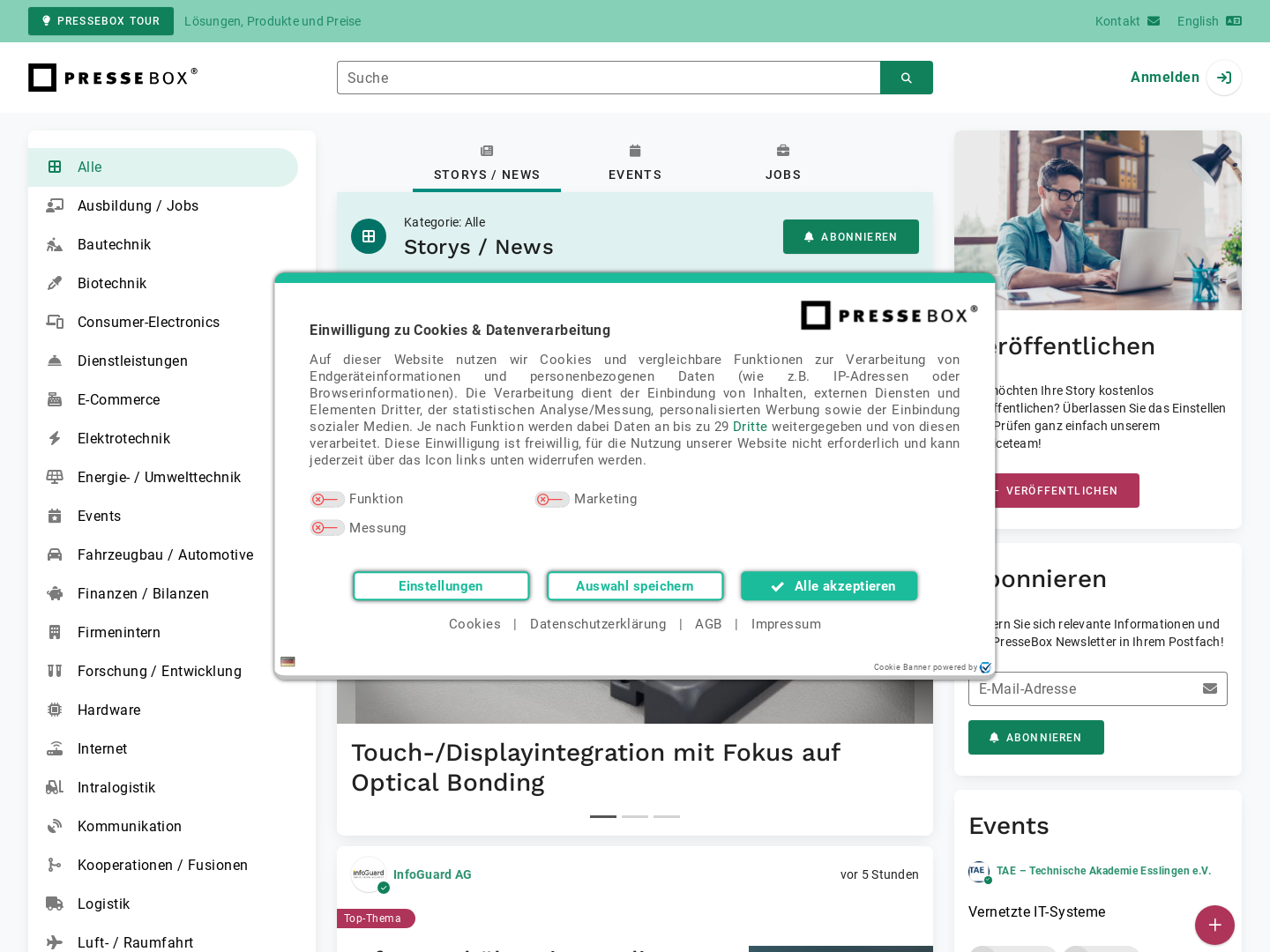 PresseBox - Huber Verlag für Neue Medien GmbH