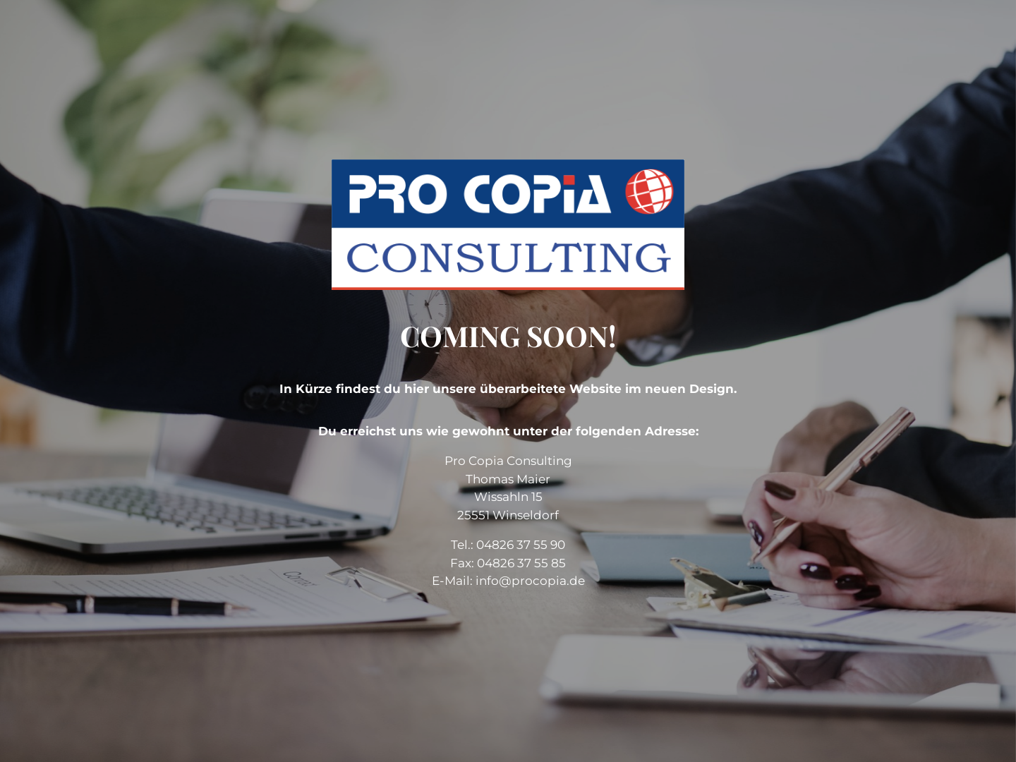 Pro Copia Consulting Thomas Maier