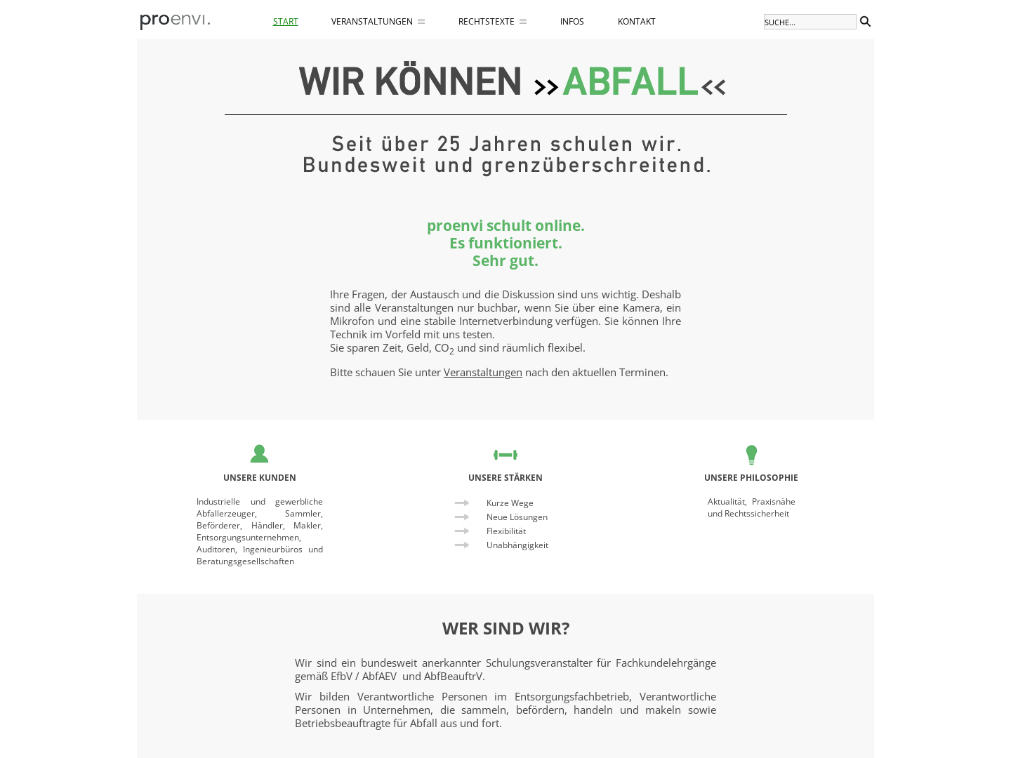 proenvi GmbH - Dienstleister für Abfallentsorger und Abfallerzeuger