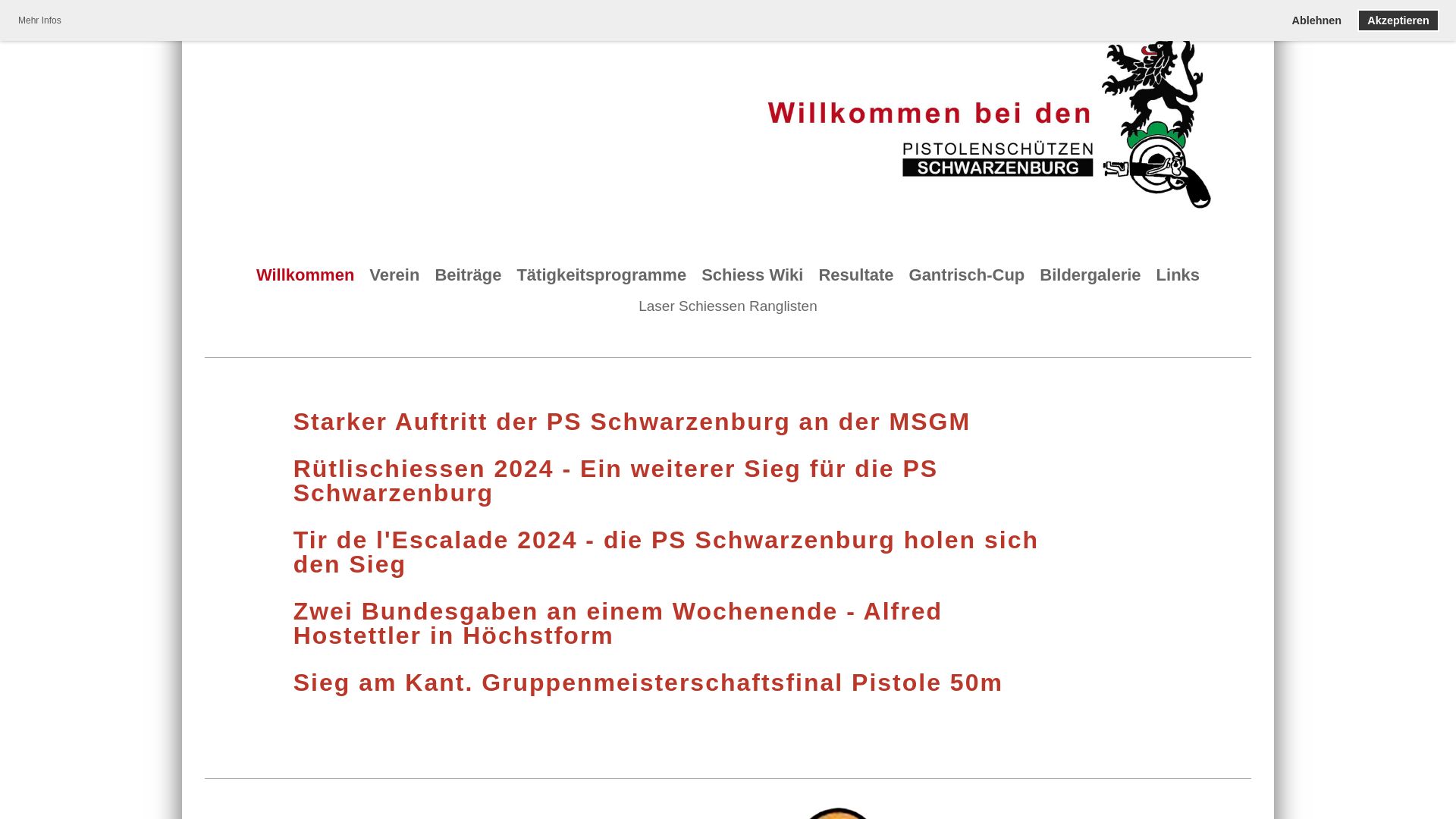 Pistolenschützen Schwarzenburg
