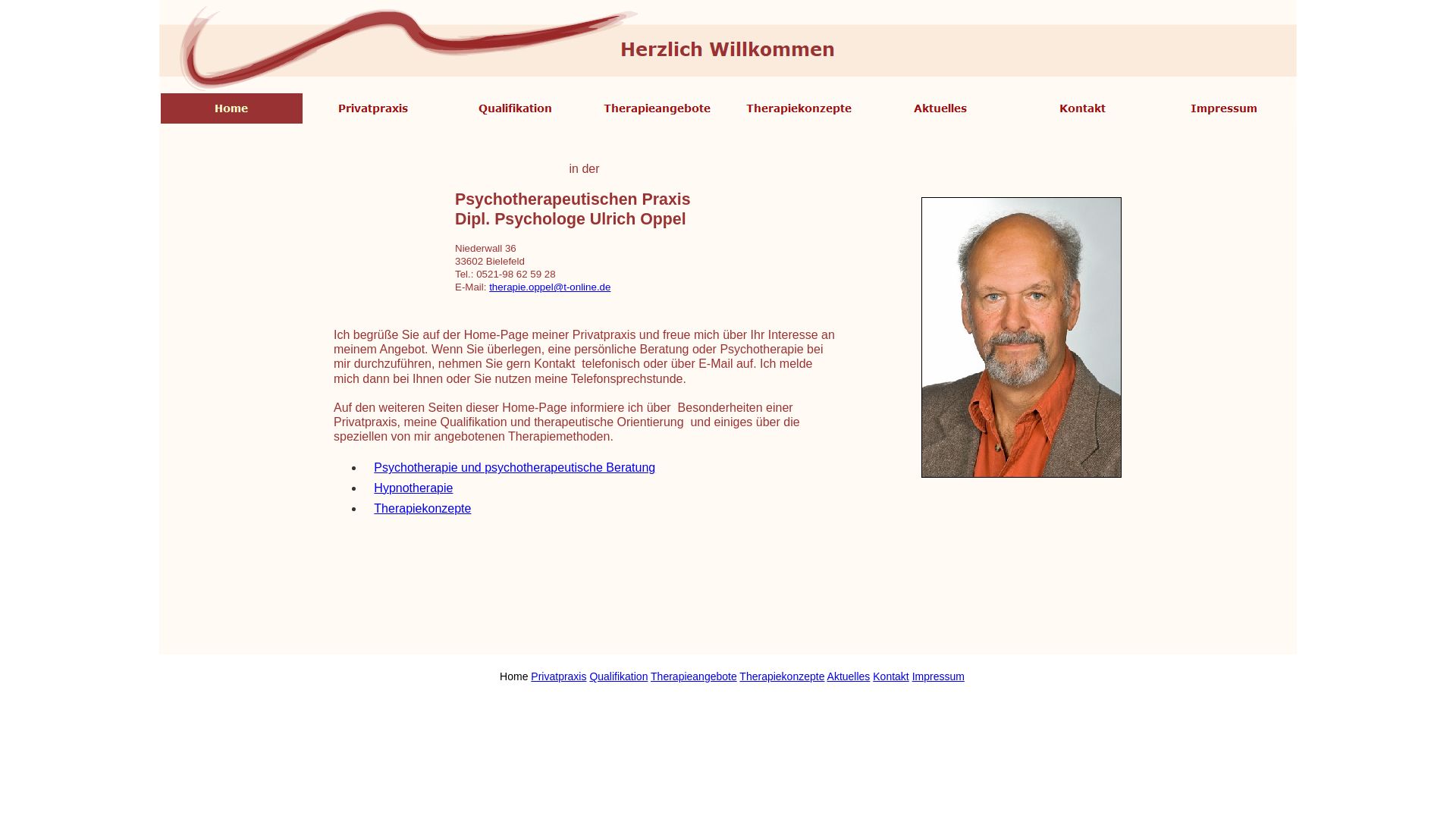 Psychotherapeutische Praxis Dipl. Psychologe Ulrich Oppel