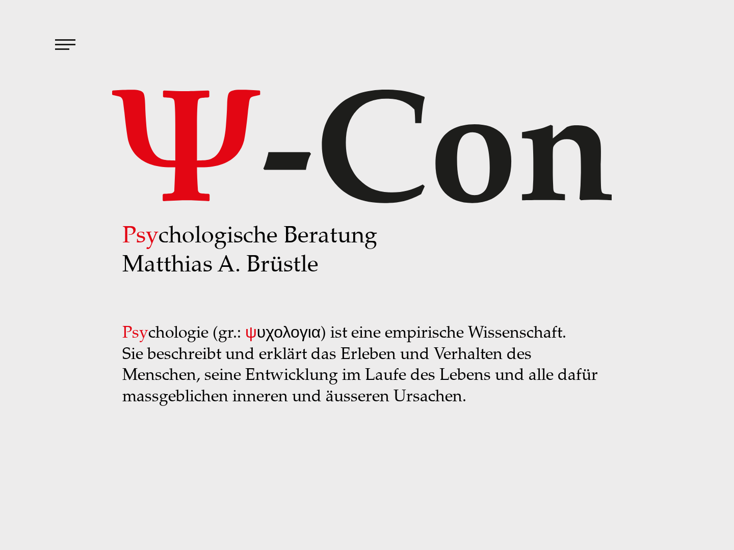 Psycon - Mag. Matthias A. Brüstle