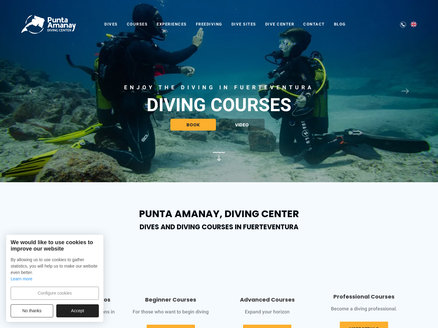 Punta Amanay Tauchschule