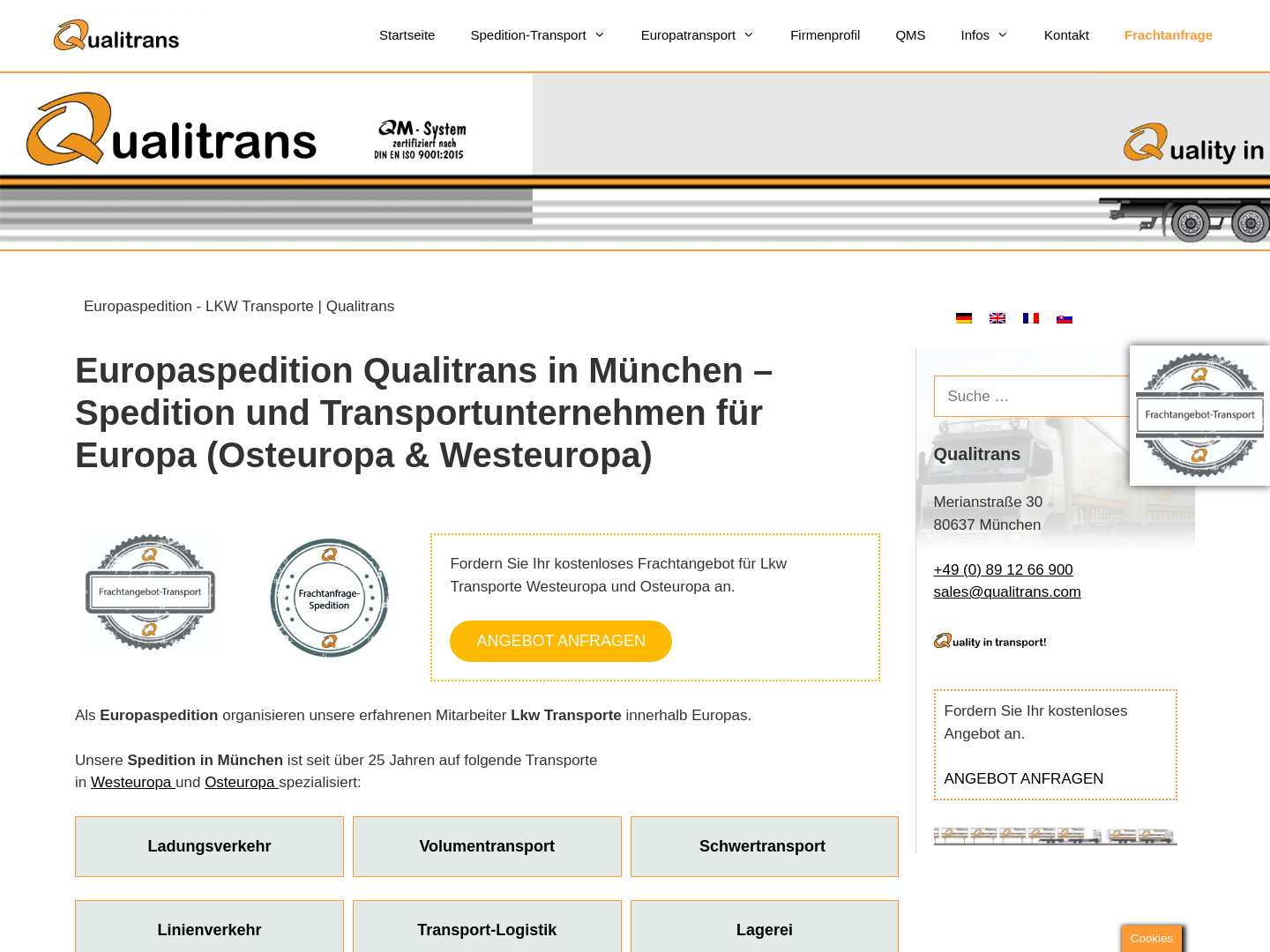Qualitrans GmbH Internationale Spedition