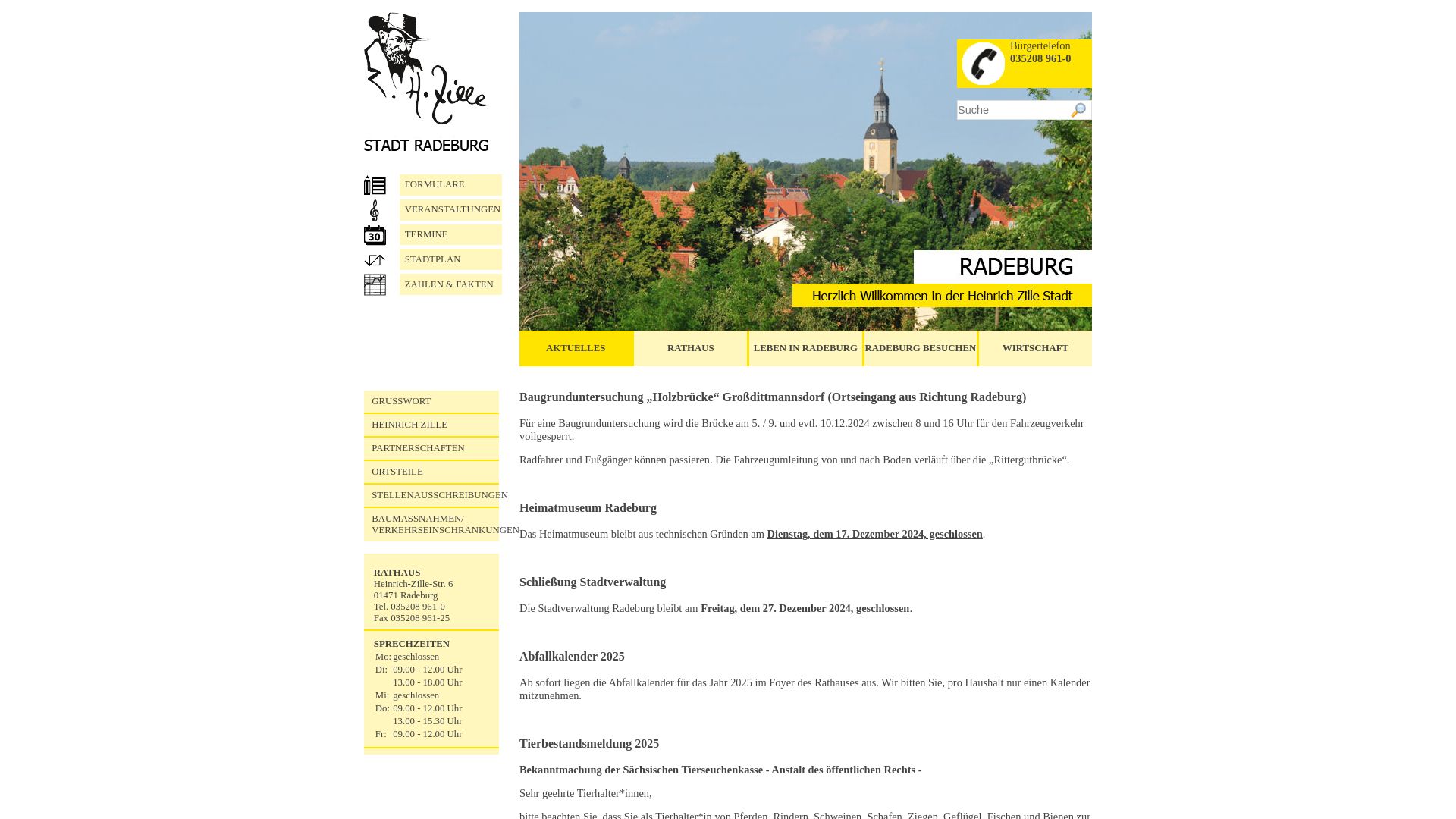 Zillestadt Radeburg