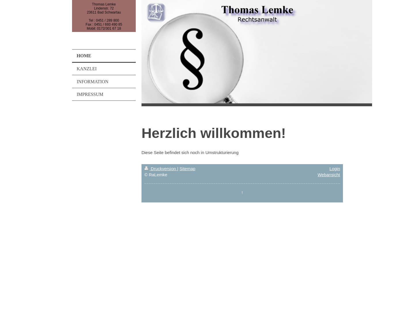 Rechtsanwaltskanzlei Thomas Lemke