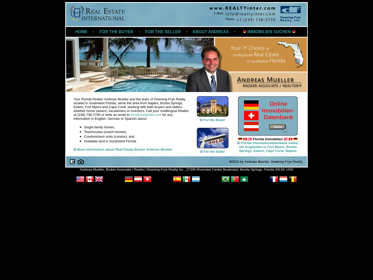 Real Estate International, Andreas Mueller