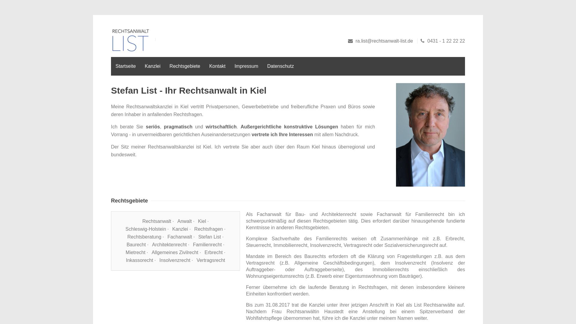 Stefan List Rechstanwalt in Kiel