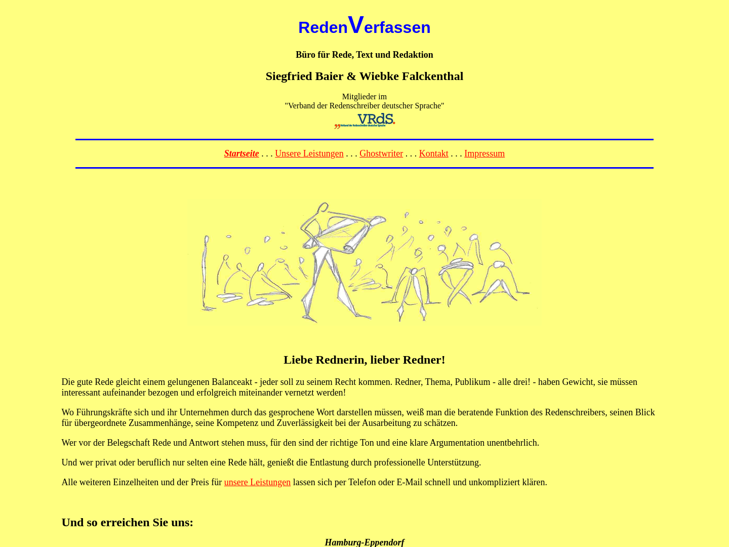 Büro für Rede, Text und Redaktion, Inh. Wiebke Falckenthal und Siegfried Baier