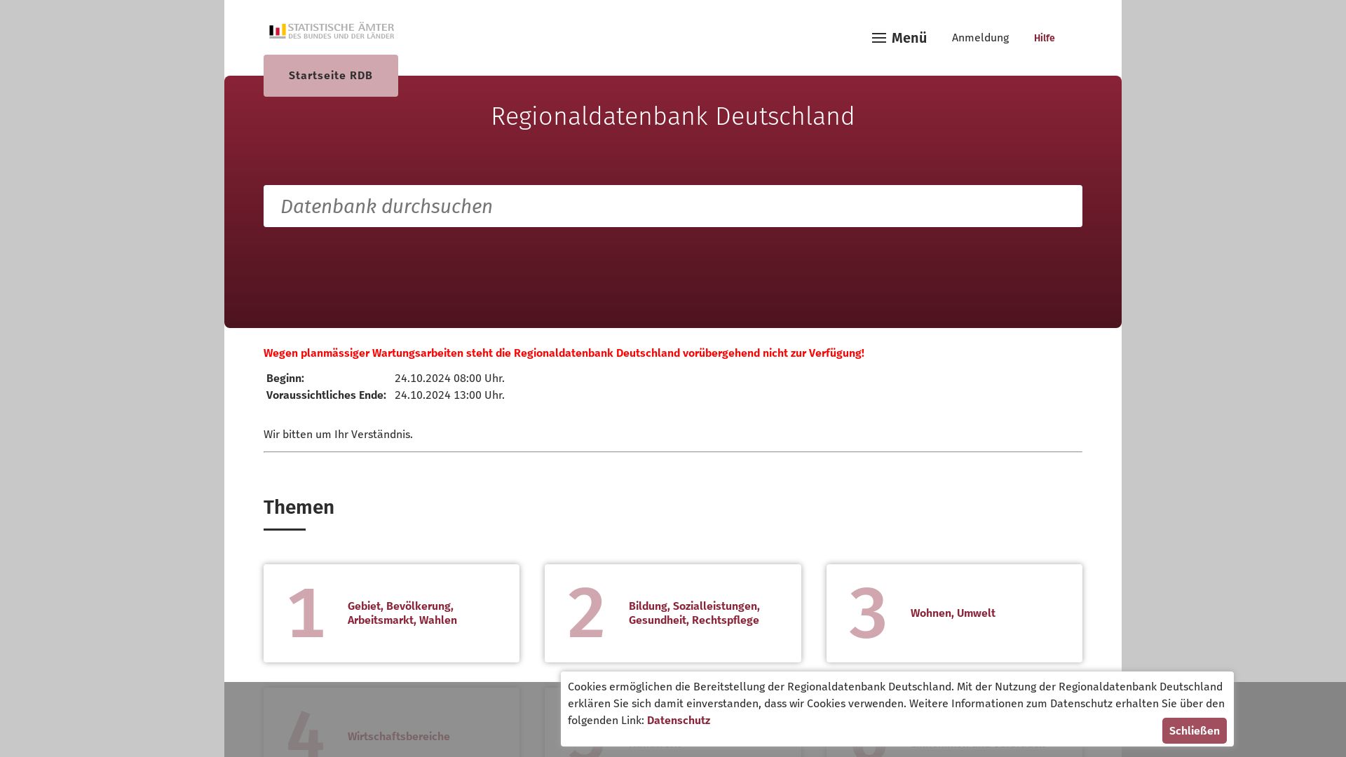 Regionaldatenbank Deutschland