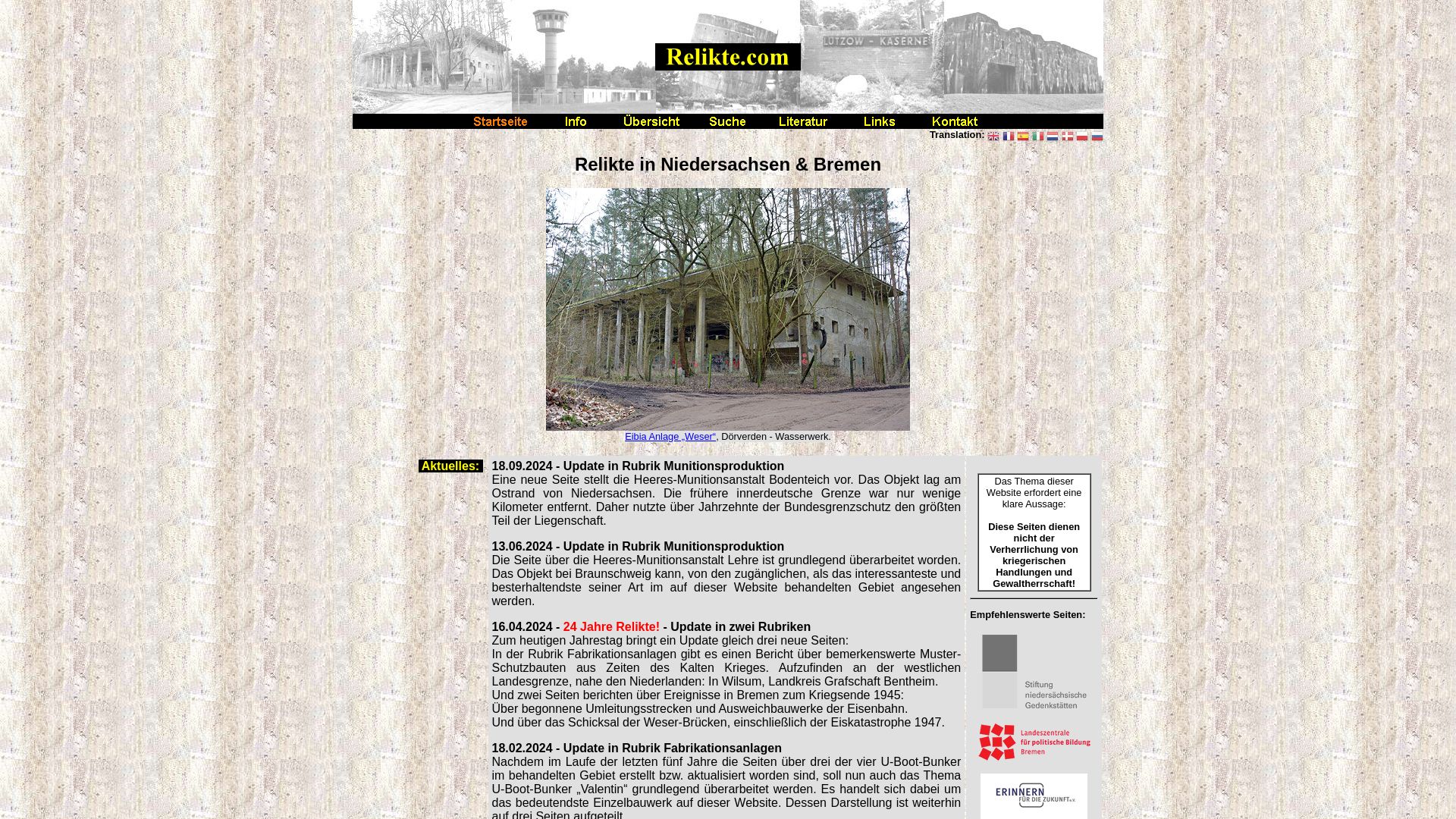 Pulverfabrik Eibia GmbH Bomblitz - relikte.com