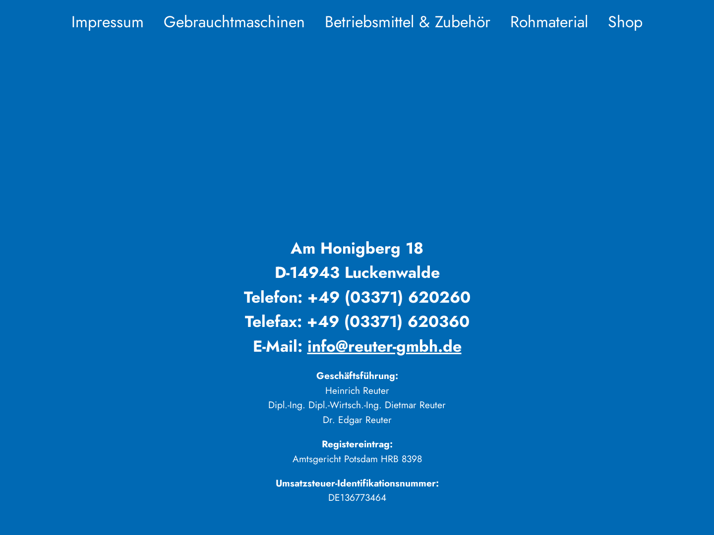 Reuter Manufacturing AG