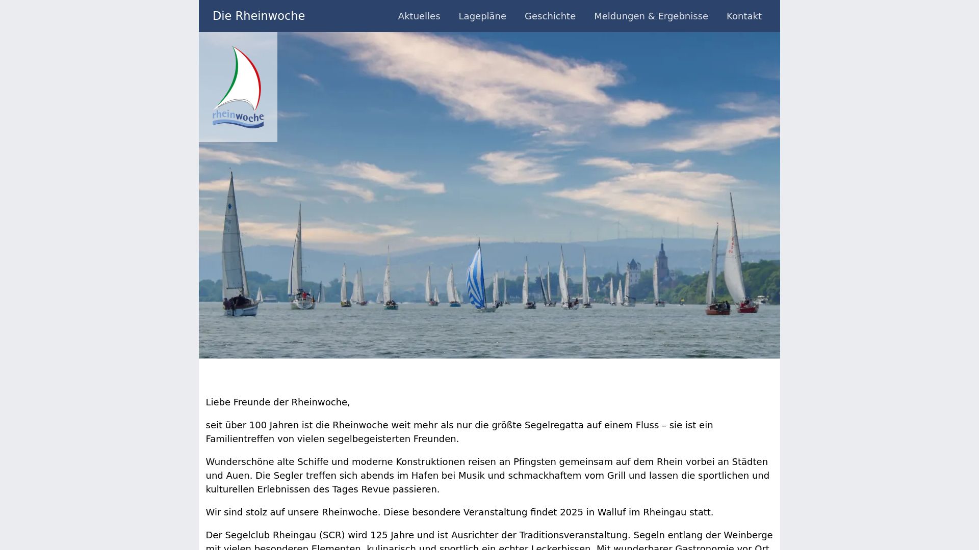 Rheinwoche - Die längste Flussregatta Europas