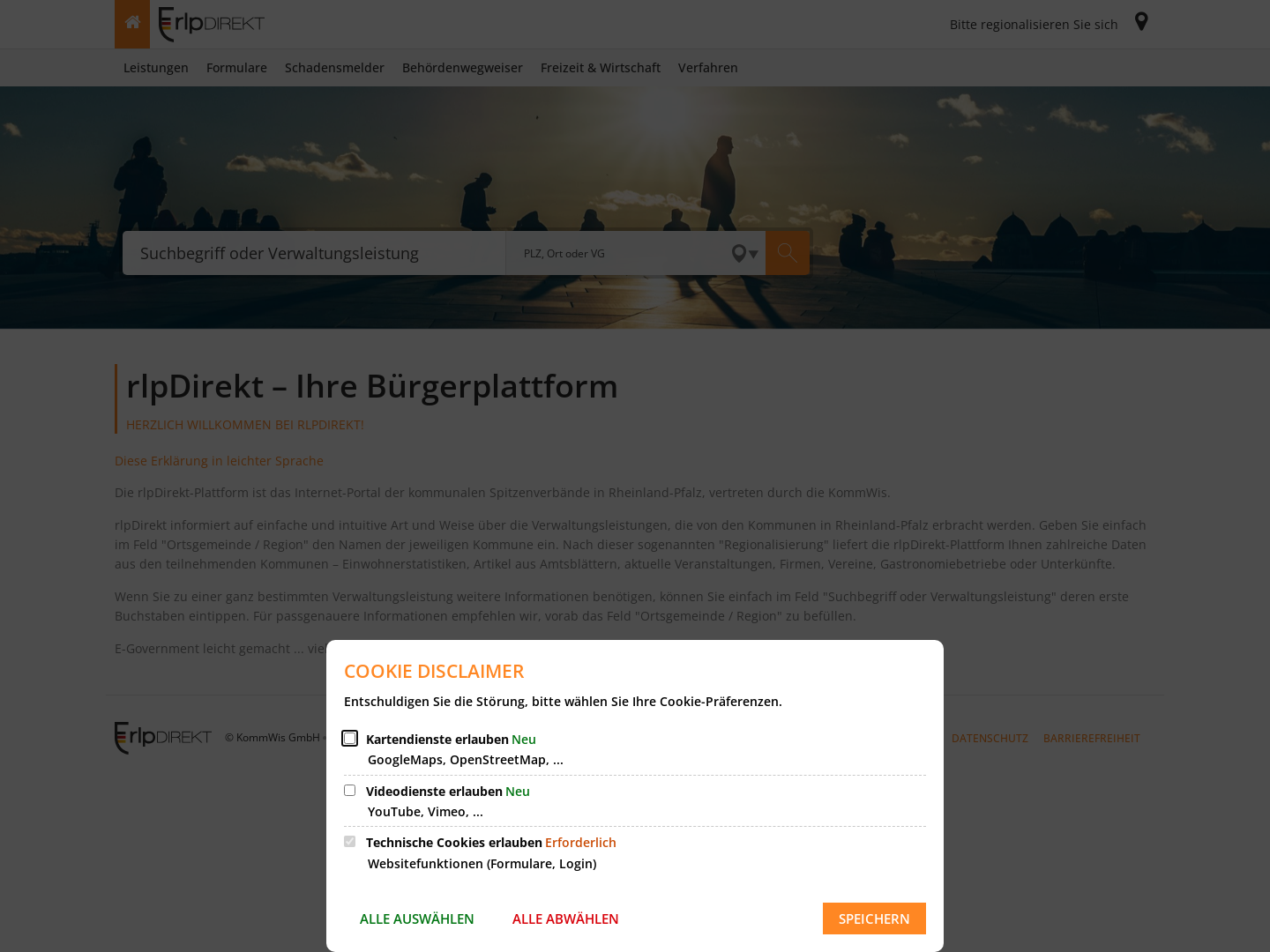 Bürgerplattform für Rheinland-Pfalz