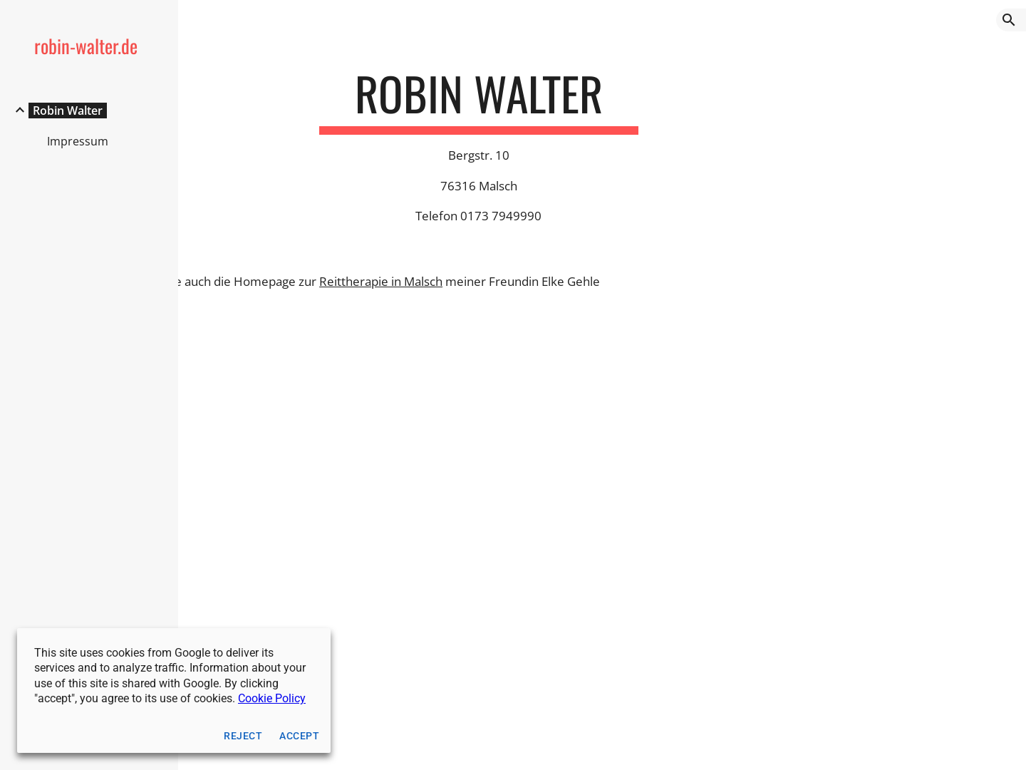 Robin Walter: Robin´s Taucherhomepage