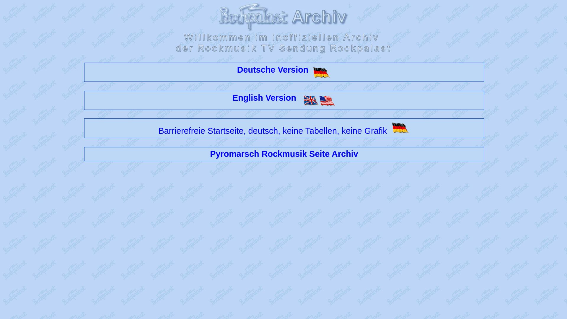 Rockpalast Archiv