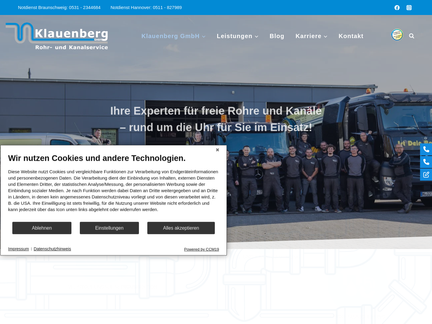 Klauenberg GmbH Rohr- und Kanalservice