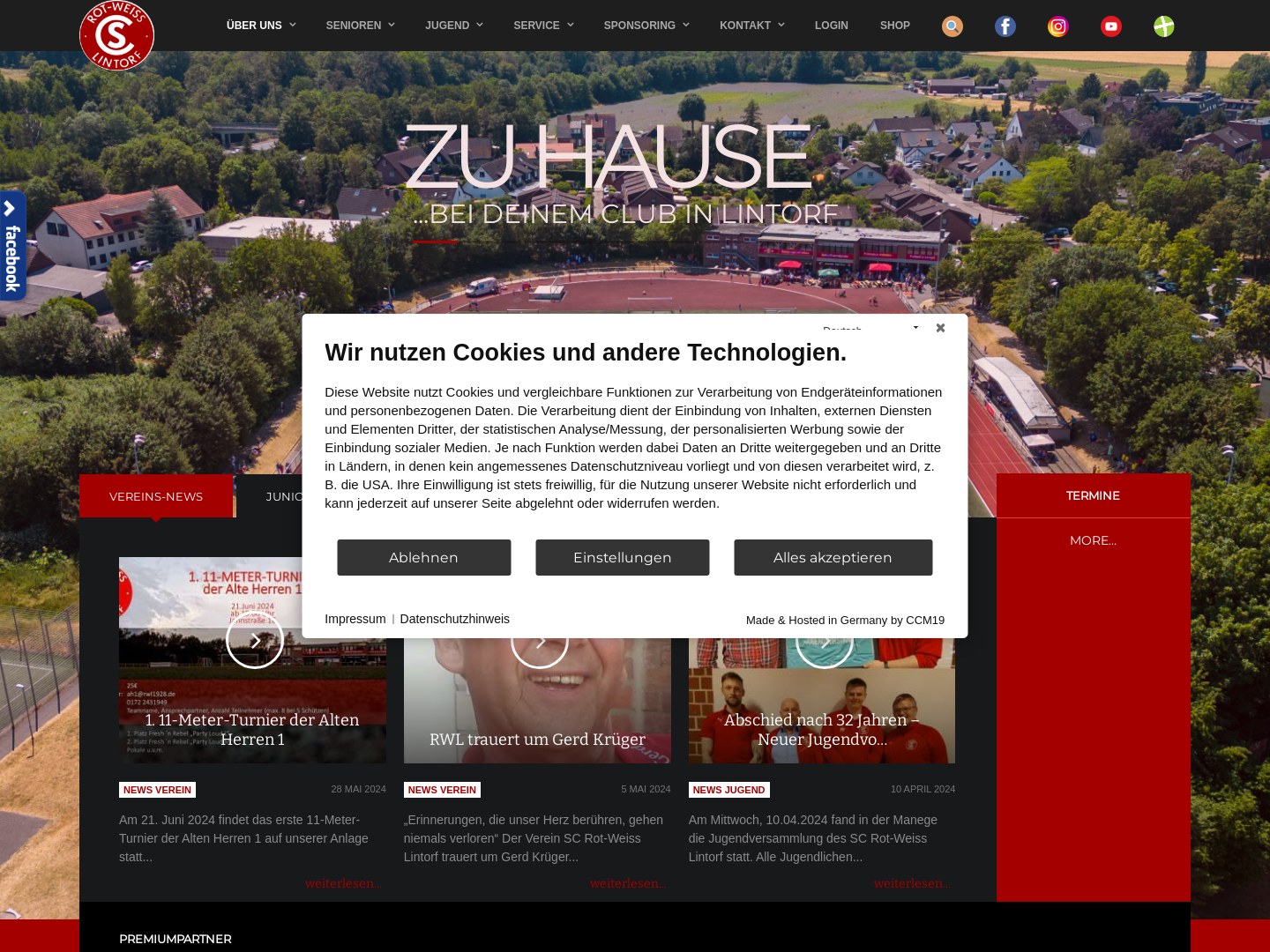 Aktuelle Neuigkeiten Rot Weiss Lintorf