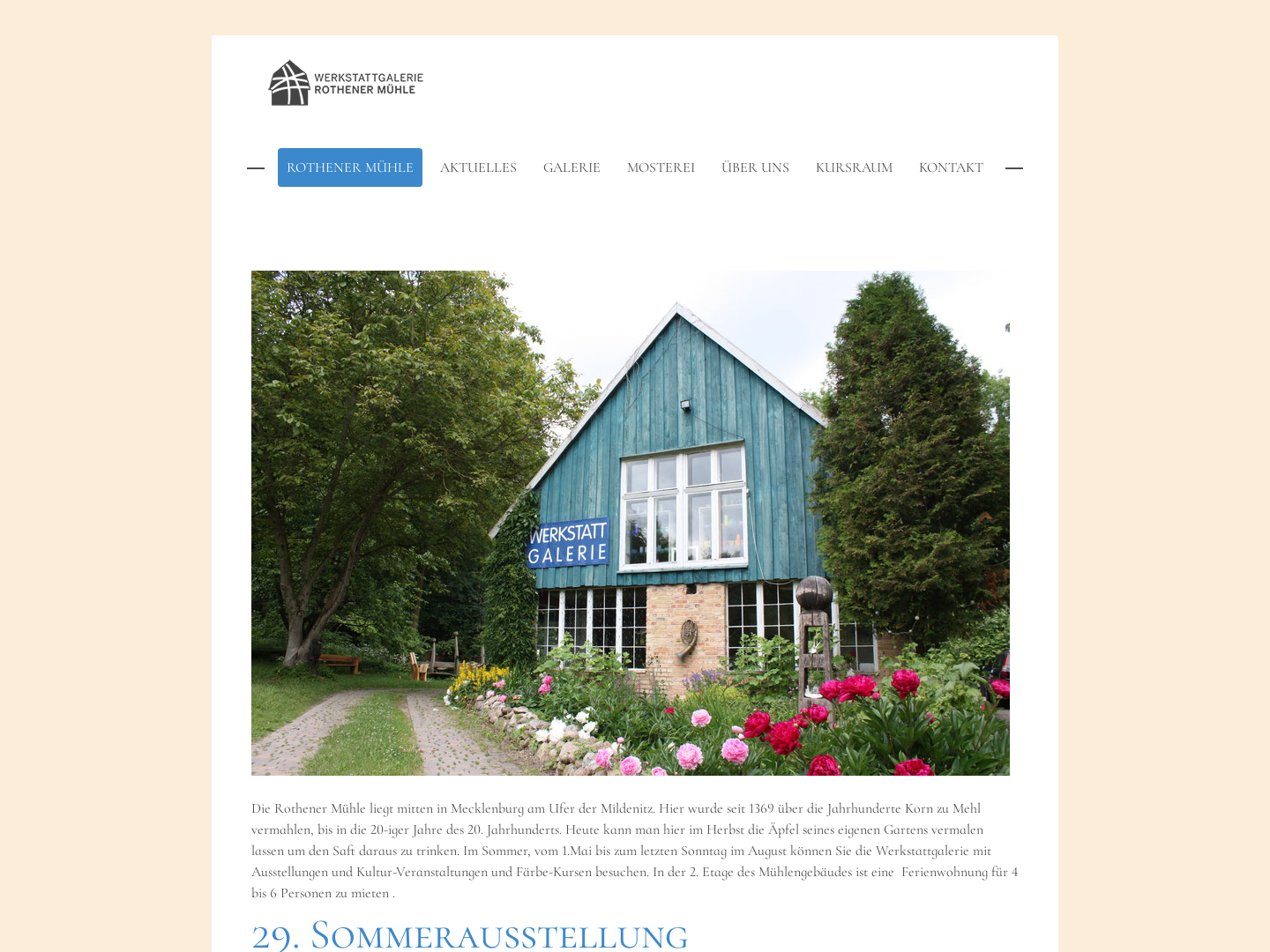 Galerie & Werkstatt Rothener Mühle