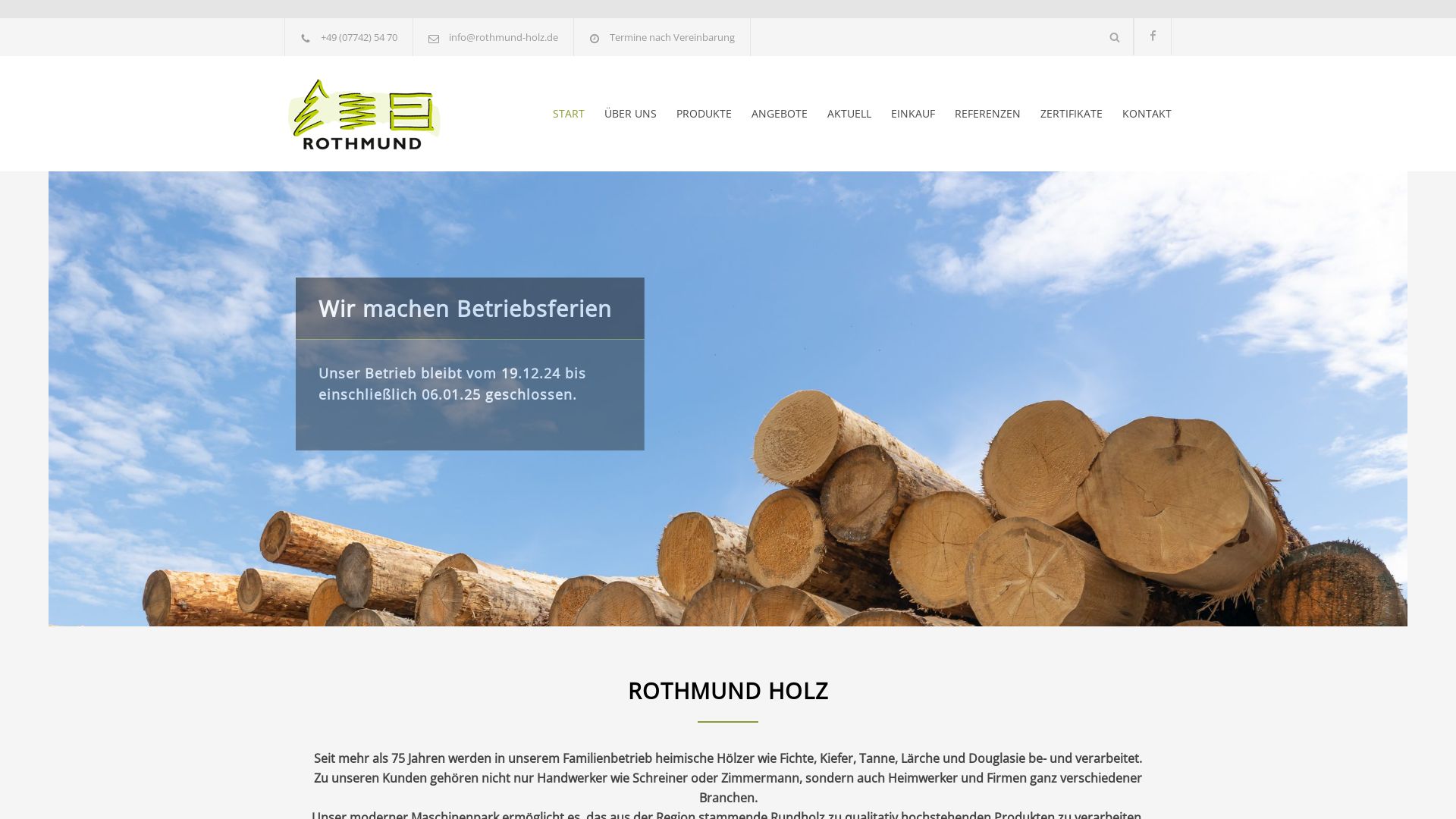 Holzverarbeitung Rothmund