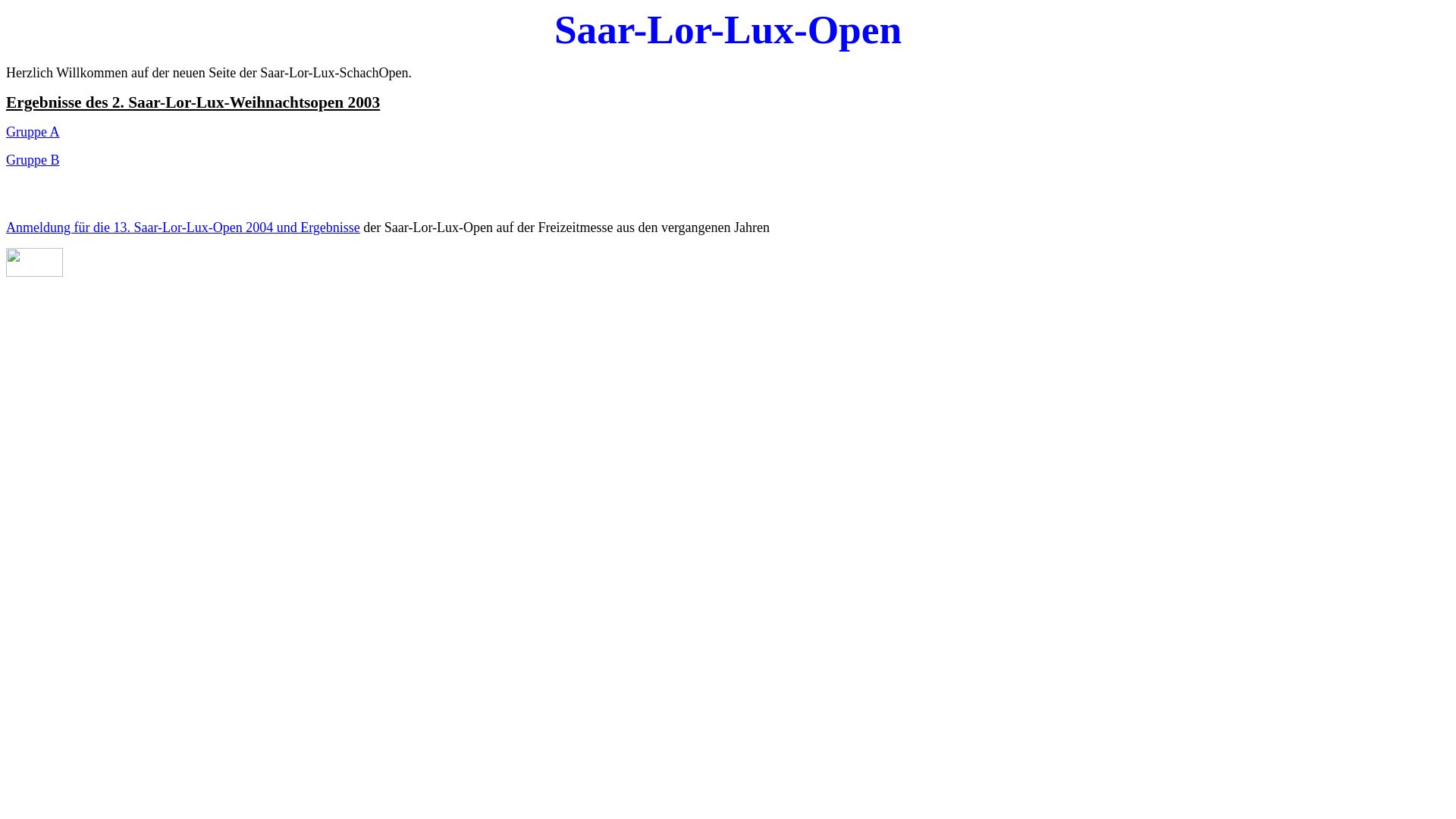 Saar Lor Lux Open Schachturnier