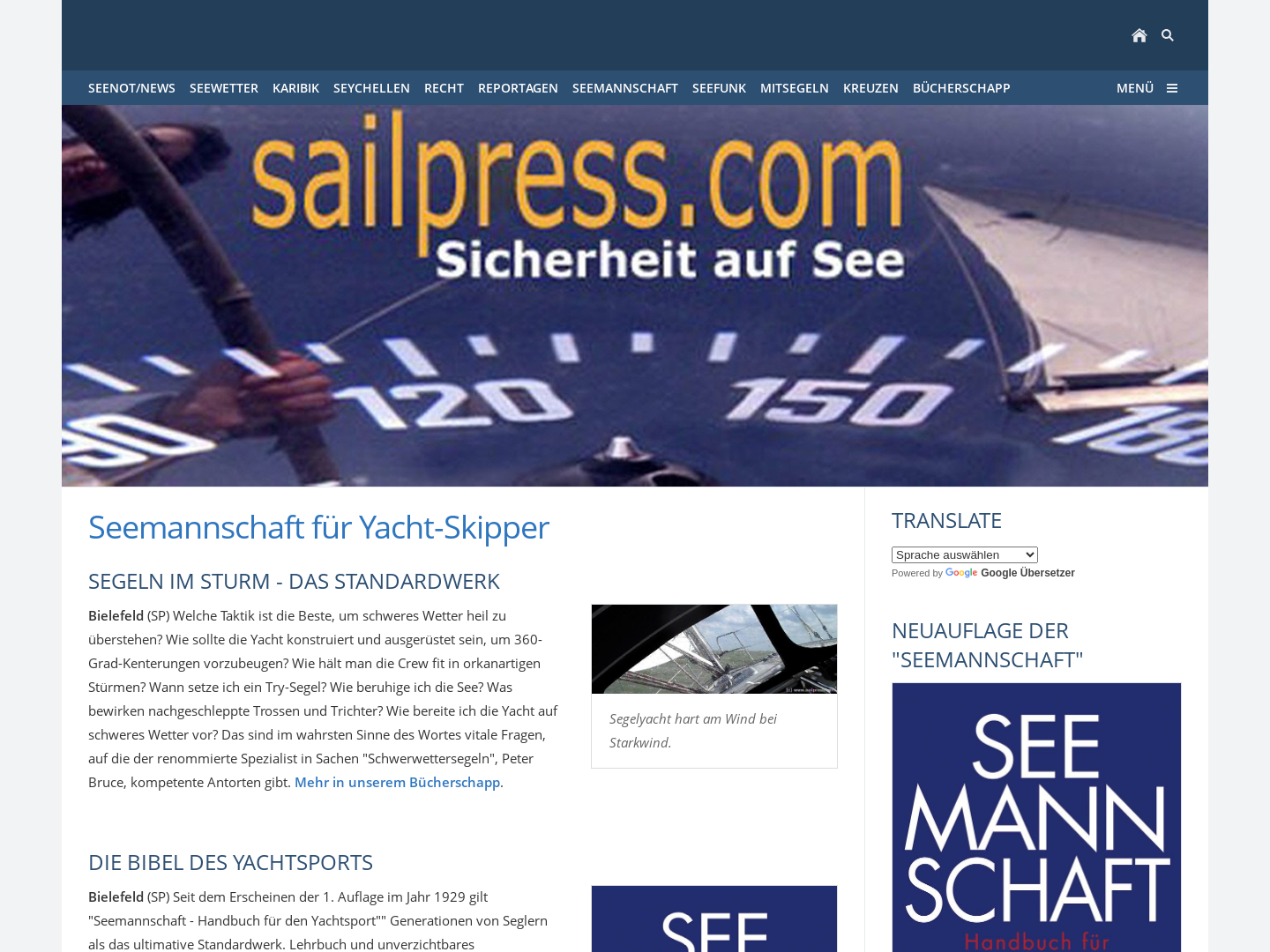 Sailpress Sicherheitstipps auf See