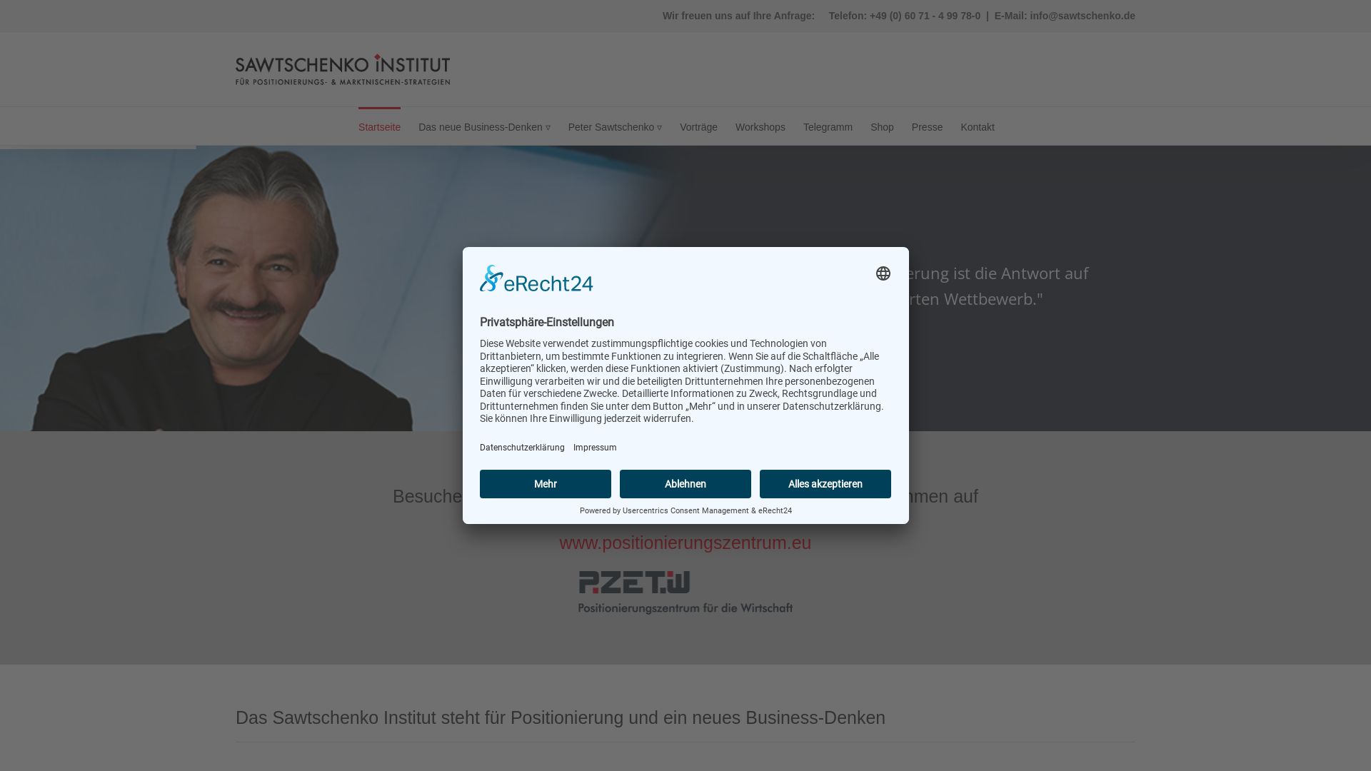 Sawtschenko Institut - Dipl.-Ing. (FH) Peter Sawtschenko