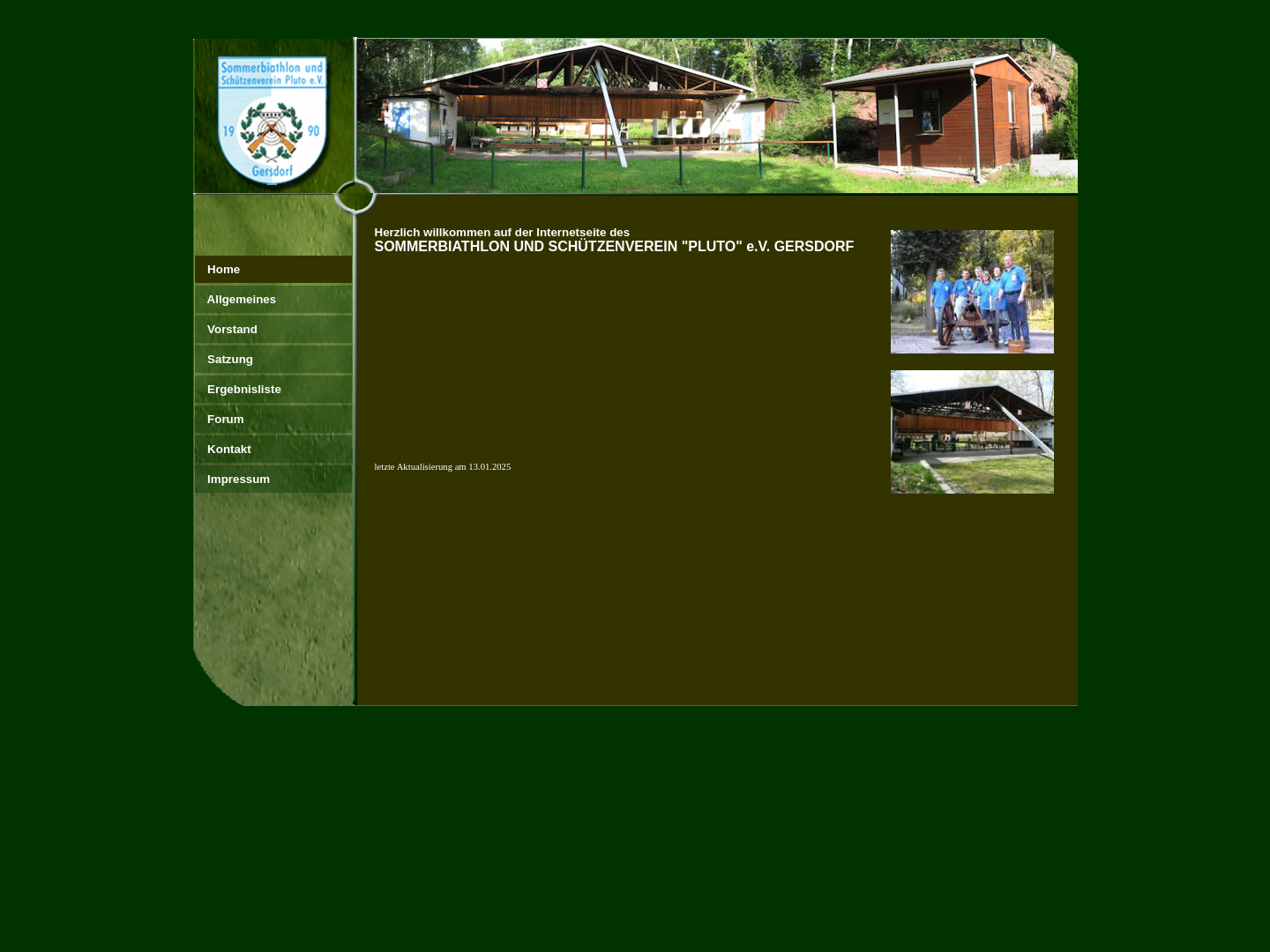 Sommerbiathlon und Schützenverein „Pluto“ e. V. Gersdorf