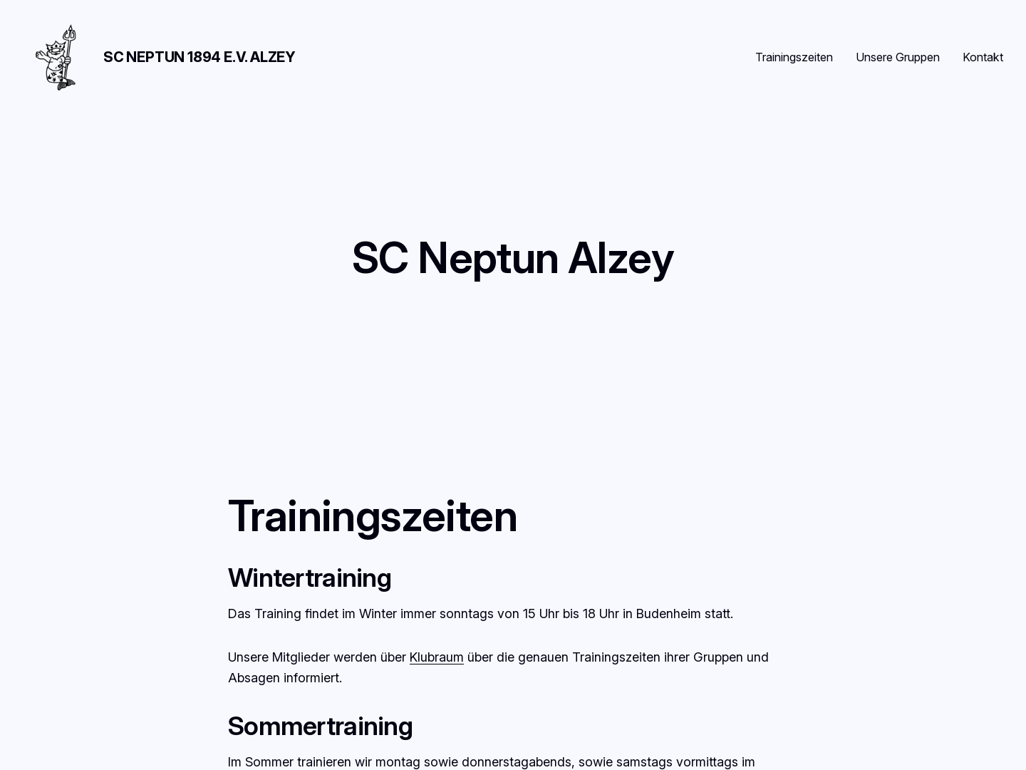 SC Neptun 1894 e.V. - Alzey