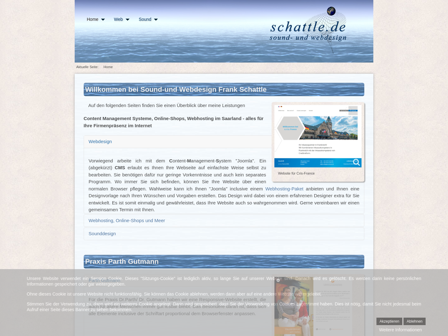 Webdesign Frank Schattle