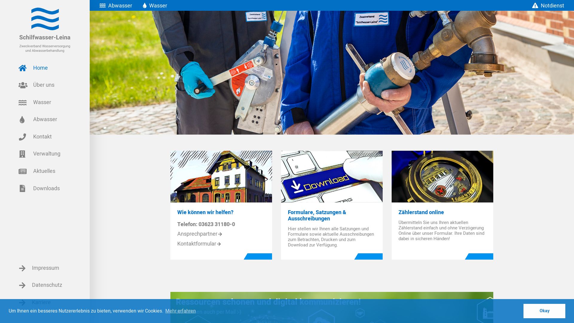 Wasser- und Abwasserzweckverband Schilfwasser-Leina
