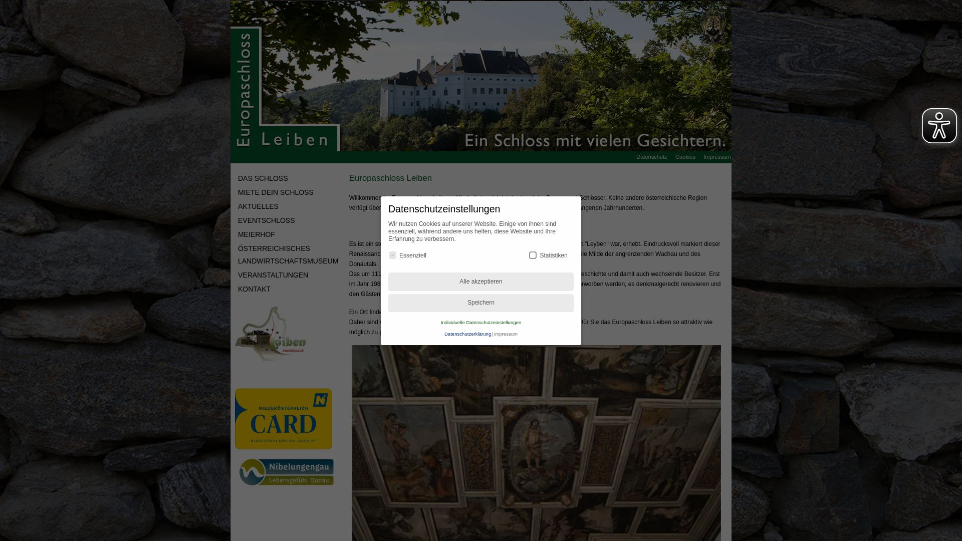 Schloss Leiben - Das Europaschloss im Waldviertel