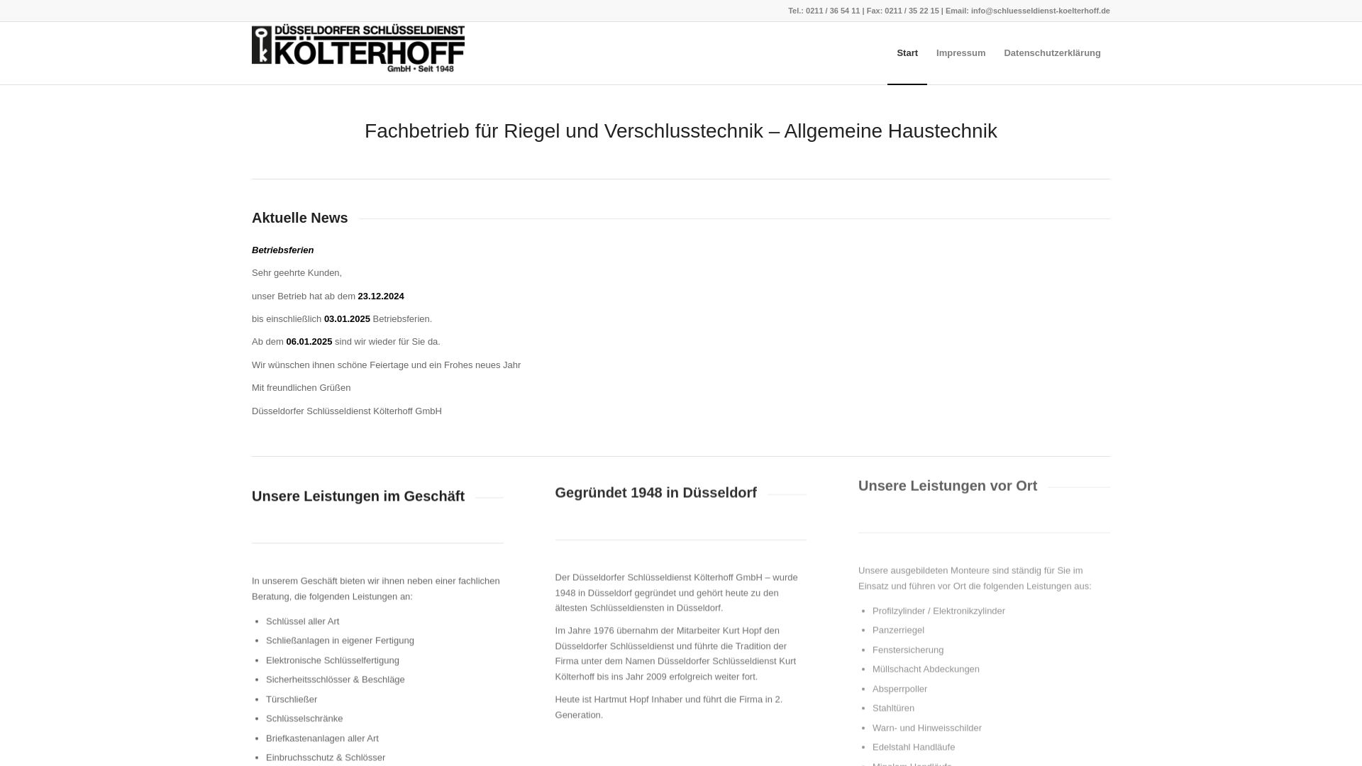 Schlüsseldienst Kurt Költerhoff