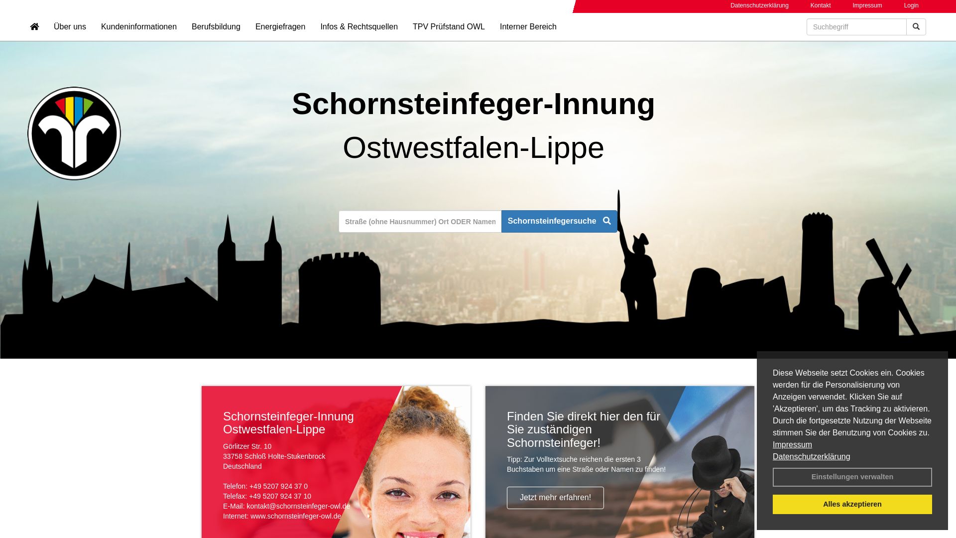 Schornsteinfeger-Innung für den Regierungsbezirk Detmold