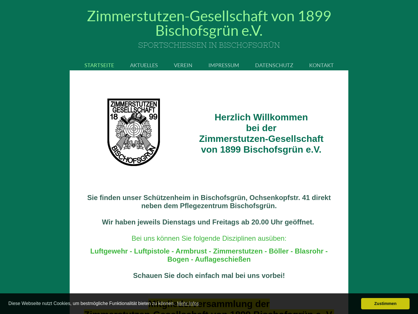 Zimmerstutzen-Gesellschaft v. 1899 Bischofsgrün e.V.