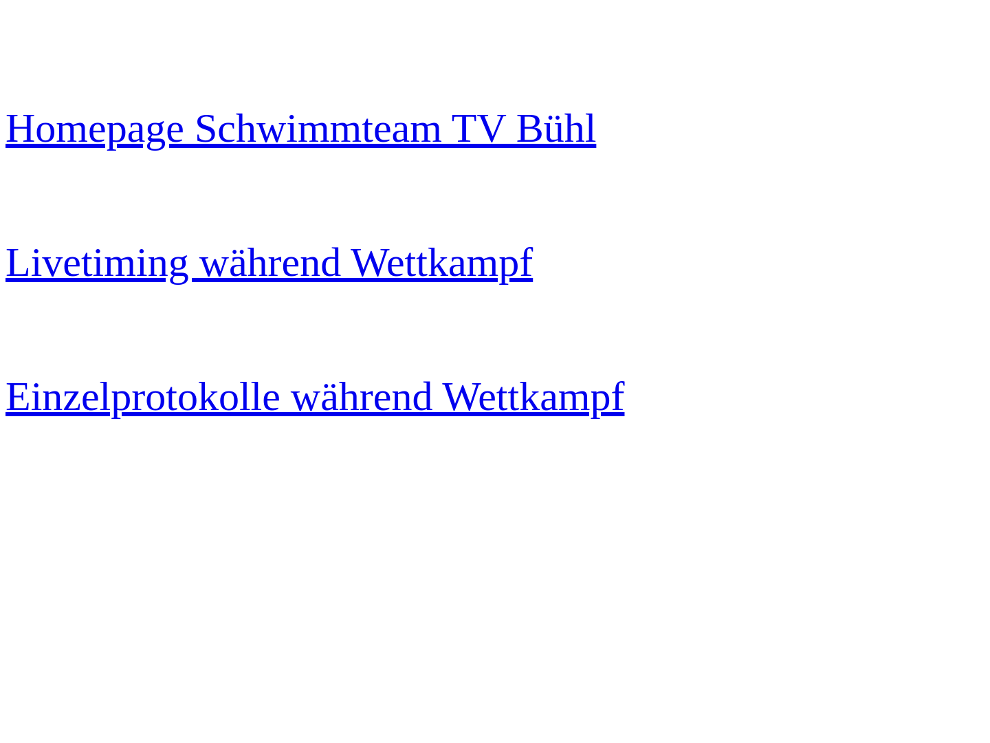 TV Bühl - Schwimmteam