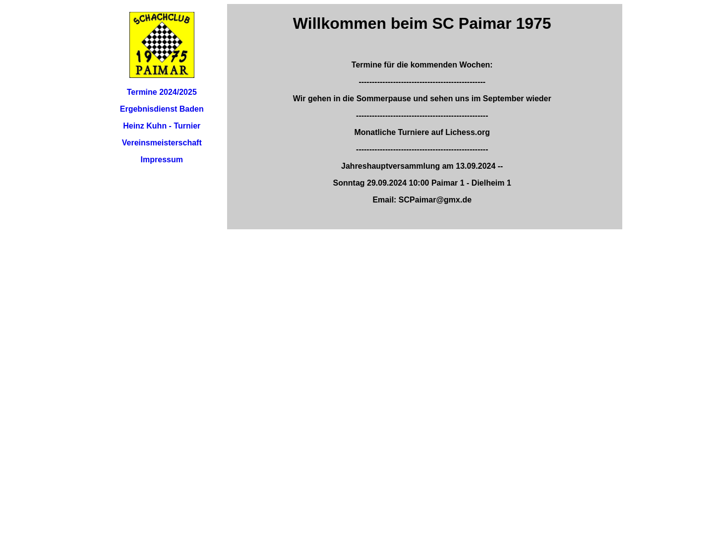 Schachclub 1975 Paimar