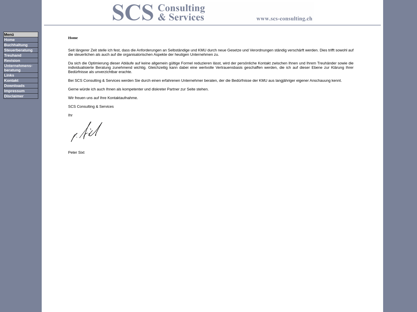 SCS Consulting & Services, Inh. Peter Sixt