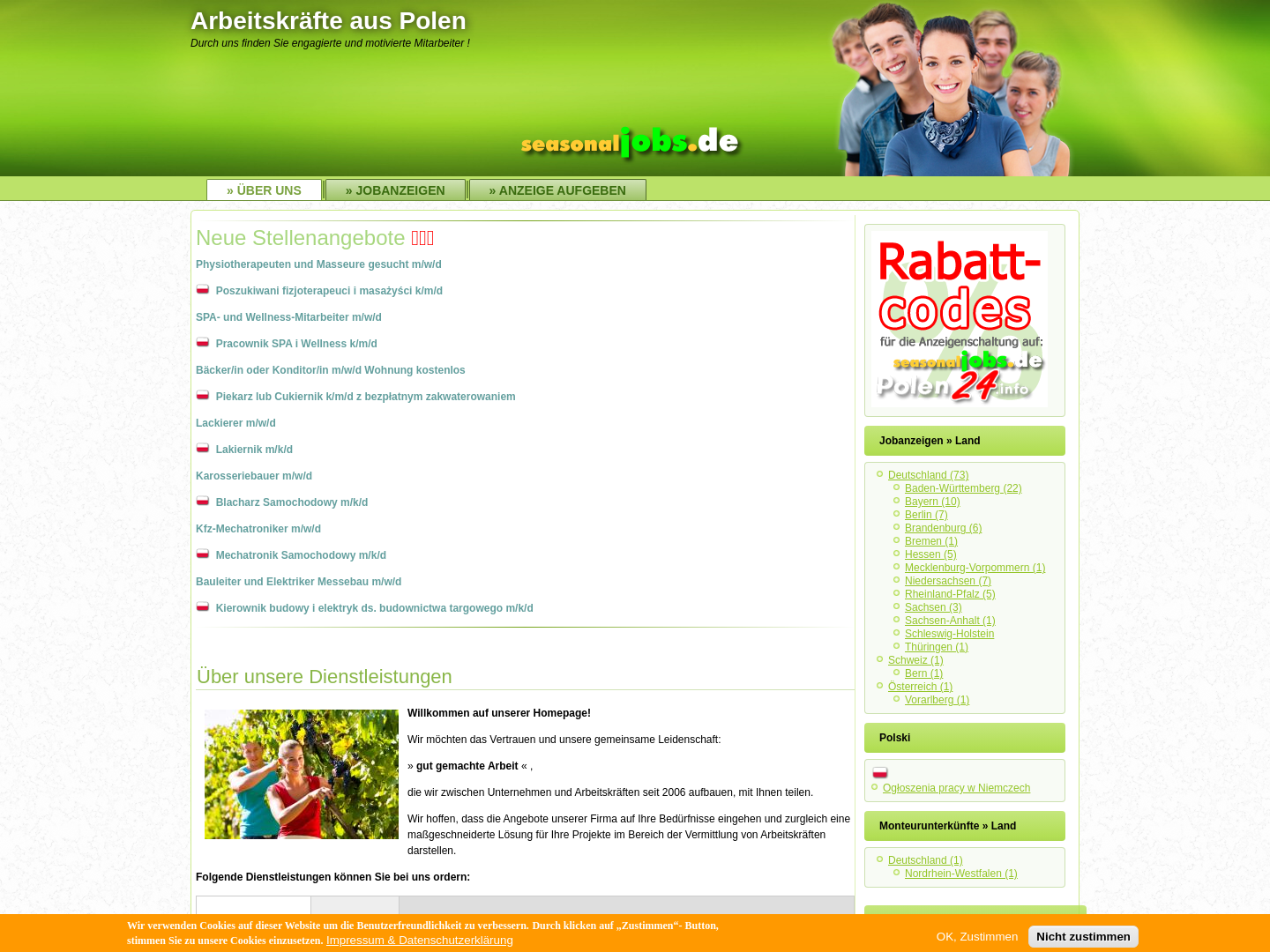 Seasonaljobs.de, Jacek Kaczmarczyk