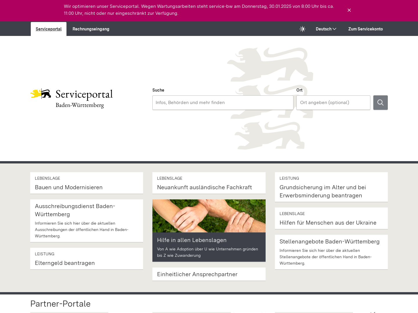 Behördliches E-Mail-Adressbuch Baden-Württemberg