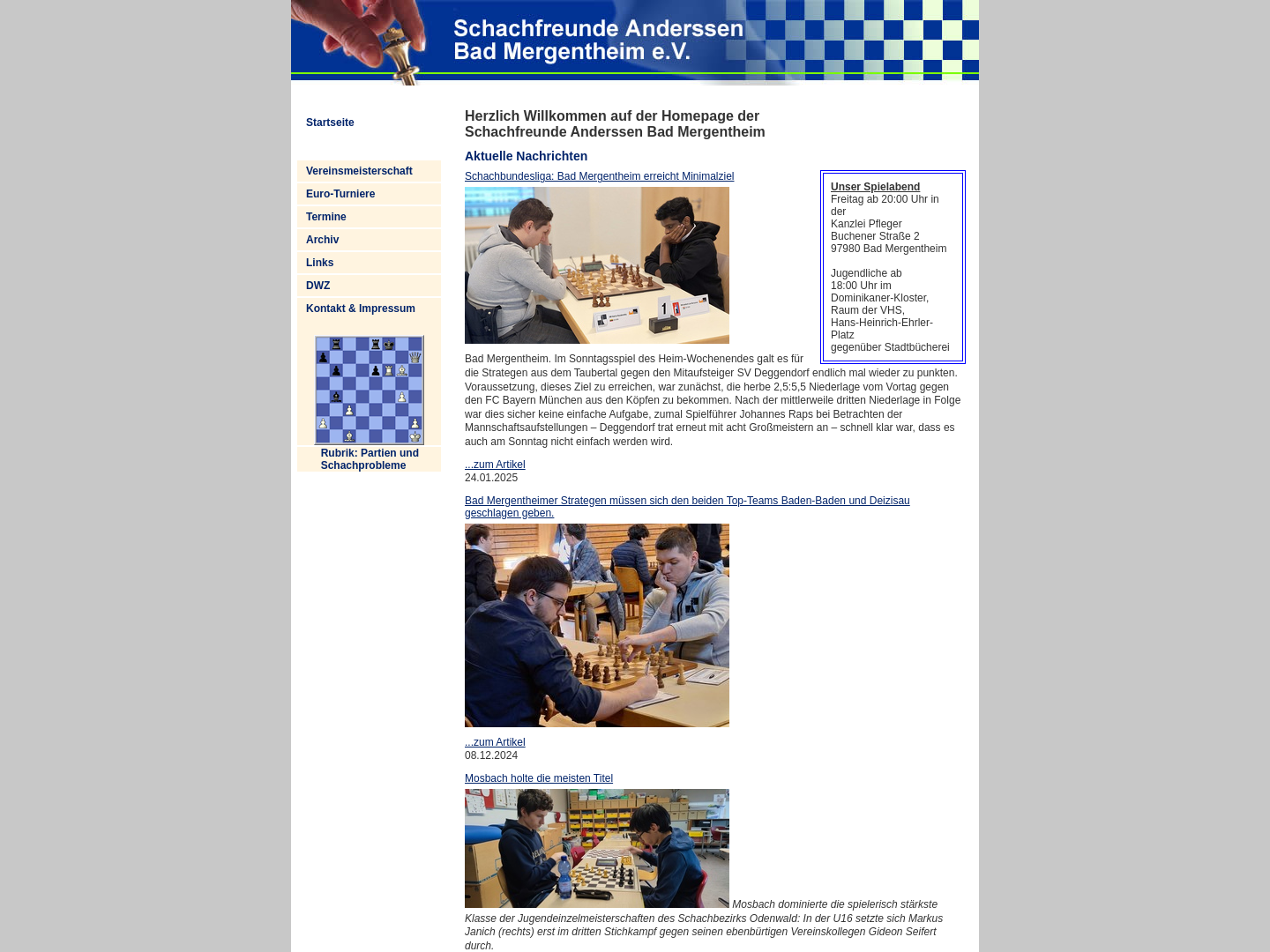Schachfreunde Anderssen Bad Mergentheim e.V.