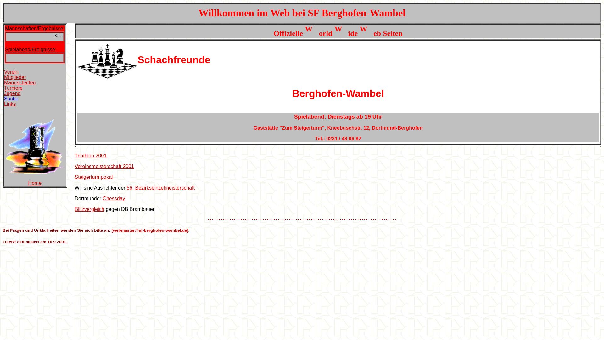 Schachfreunde Berghofen-Wambel